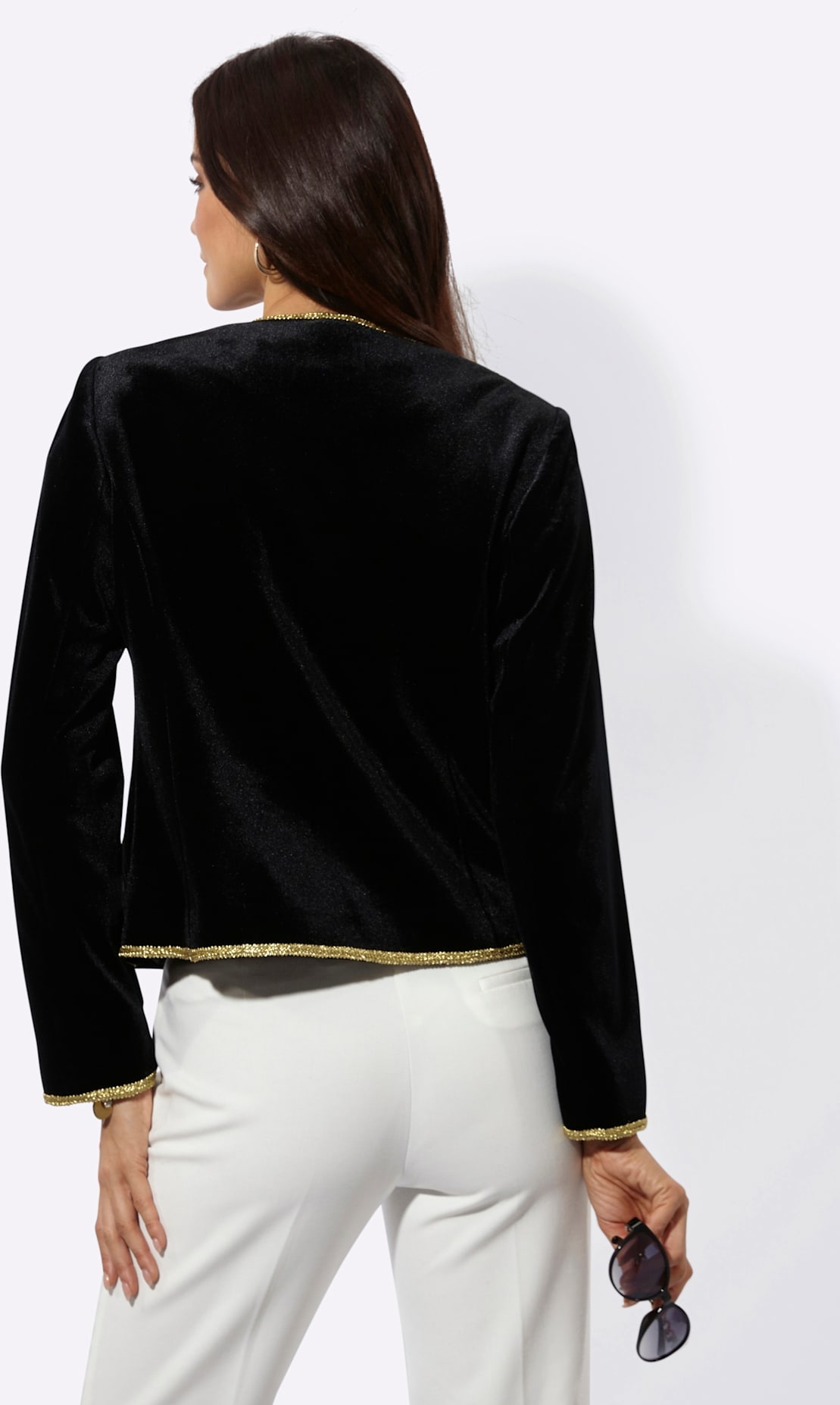 creation L Veste blazer »Samtblazer«