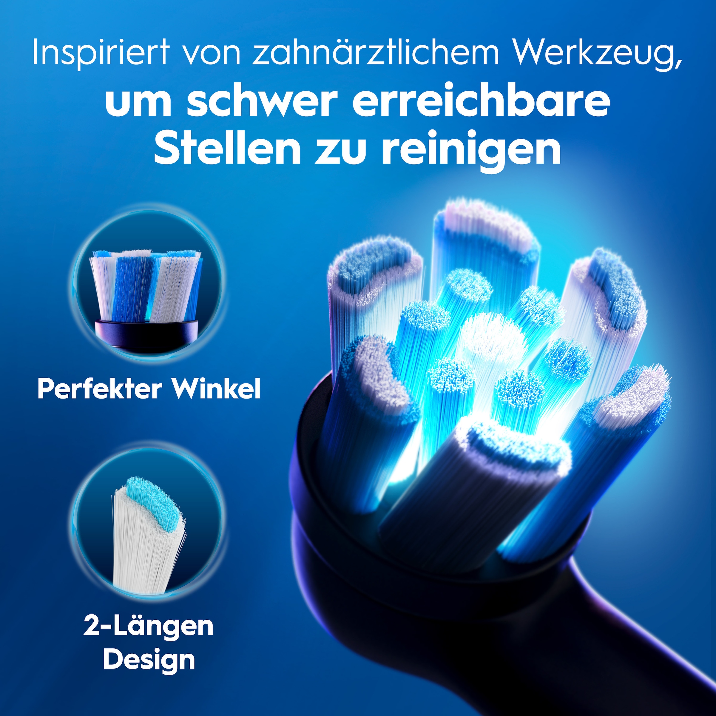 Oral-B »iO Series 3 Doppelpack« 2 cuis Aufsteckbürsten Technologie magnétique
