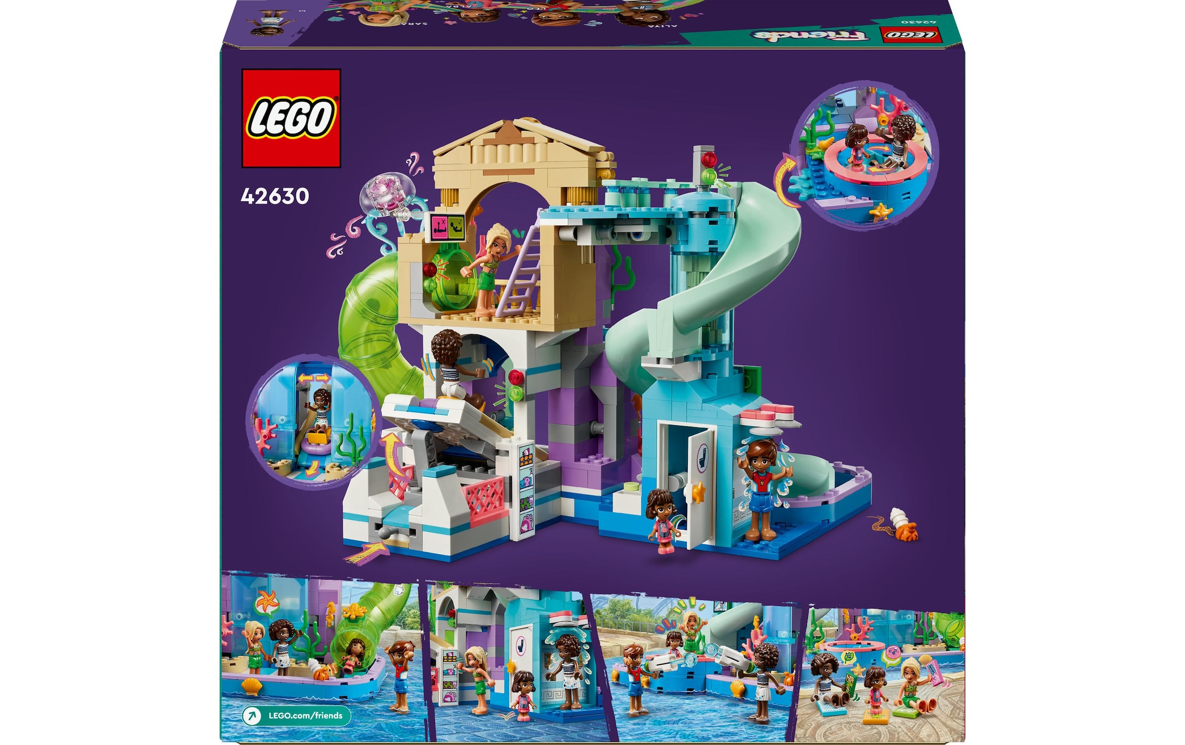 LEGO® Spielbausteine »Friends Heartlake City Wasserpark 42630«