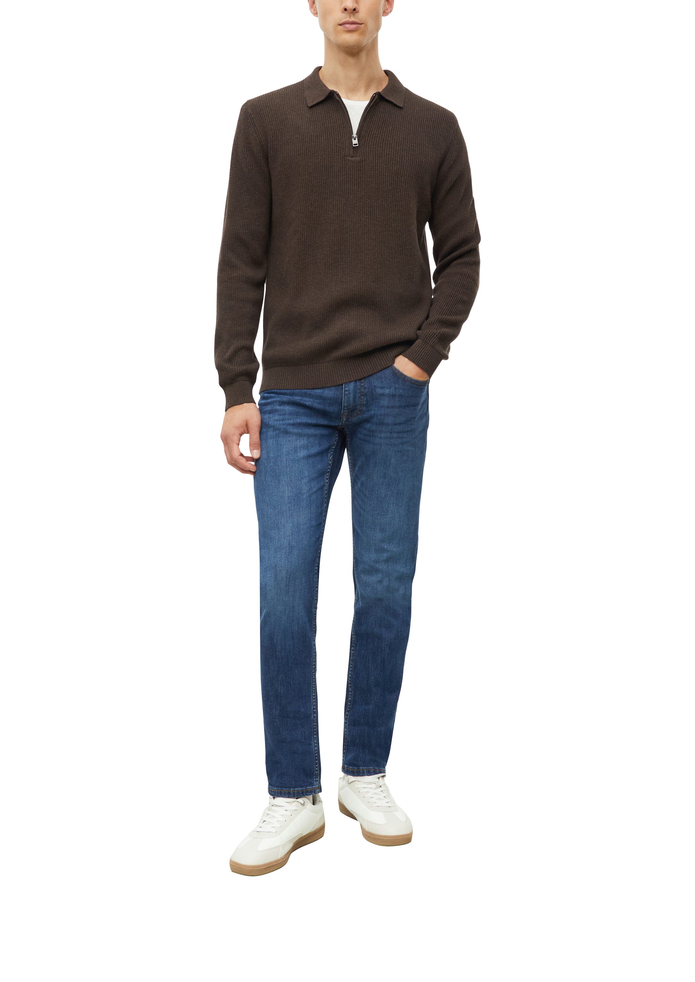 s.Oliver Pull en tricot Pull d'hiver style tricot et col chemise