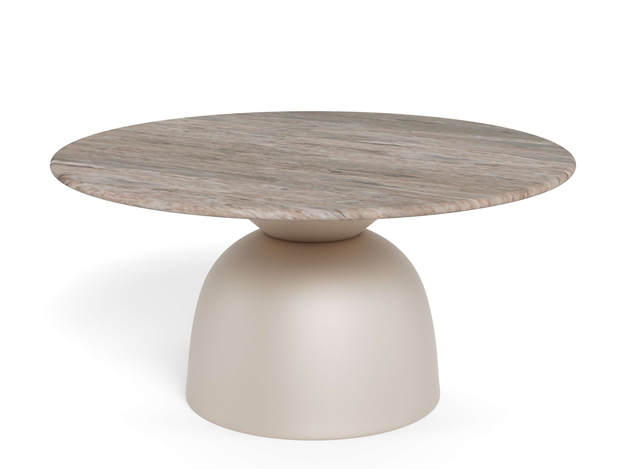 ACTONA GROUP Table basse »Ferrol, Tisch, Beistelltisch« gris, marbre, colonne, 80x42cm