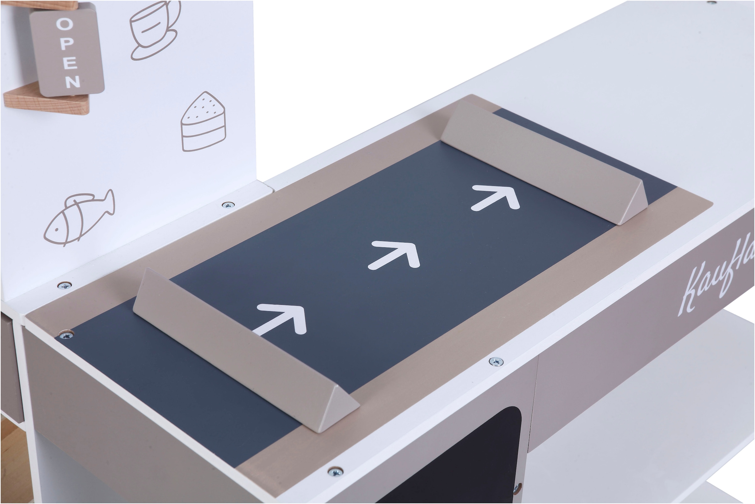 Tanner Kaufladen »Supermarkt aus Holz« inkl. Markenminiatur-Faltschachteln; FSC® - schützt Wald