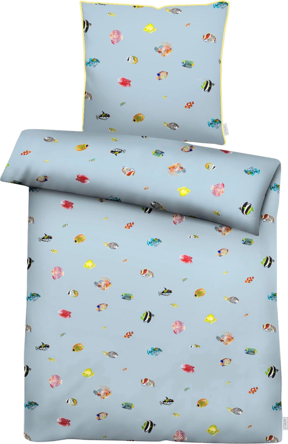 APELT Bettwäsche »Fidshi« 2 Stk. cooles Fischdesign holt die Südsee ins heimische Schlafzimmer
