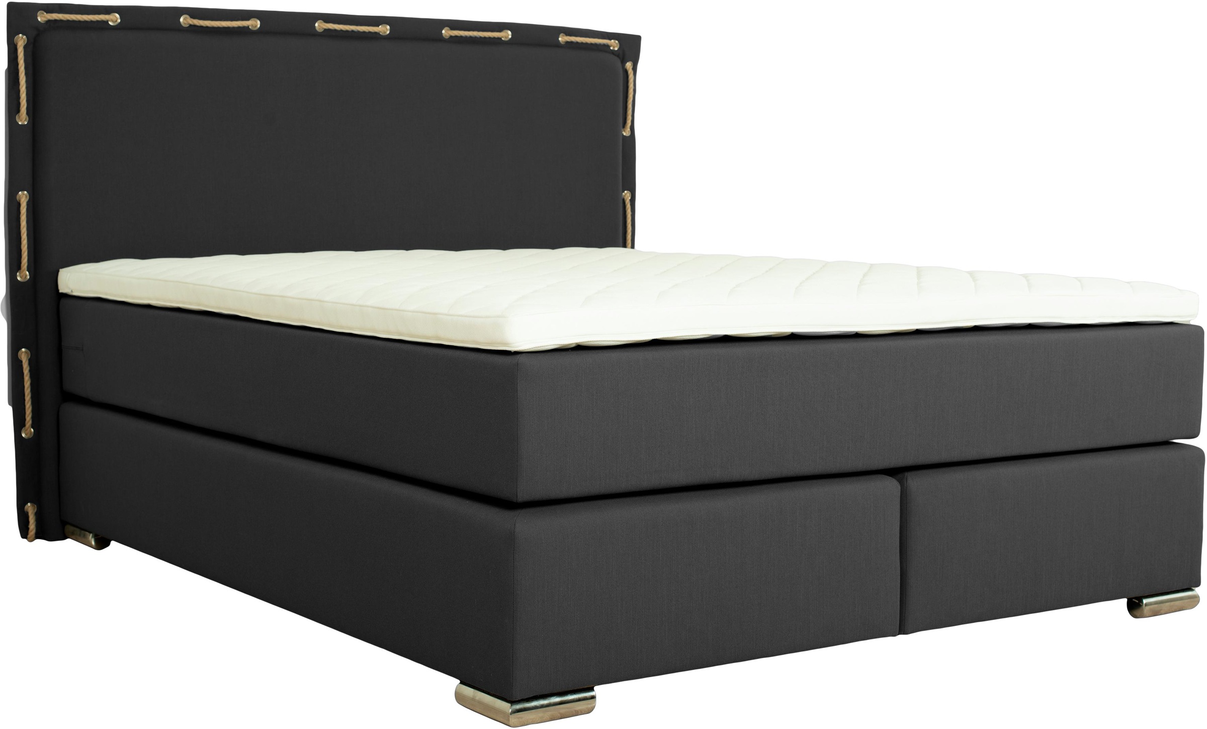 Home affaire Boxspringbett »»Marlou«« inkl. Topper, 3 Breiten, 3 Härtegrad-Ausführungen