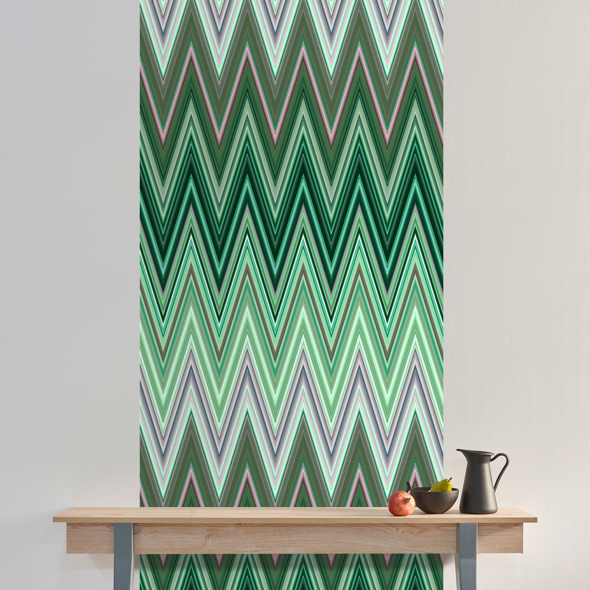 queence Vinyltapete »Joe« Farbverlauf | abstrakt | bedruckt | gemustert glatt 90x250cm, selbstklebend, kinderleichte Anbringung, , Sticker