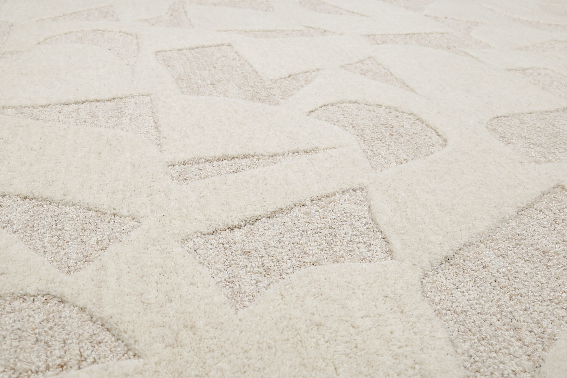 Wecon home Teppich »Ocean State« rechteckig 10 mm Höhe handgefertigt, gemustert, pflegeleicht, Wolle, Wohnzimmer, Esszimmer