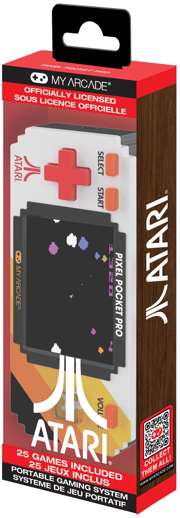 MYARCADE Console rétro »Pixel Pocket Pro Atari«