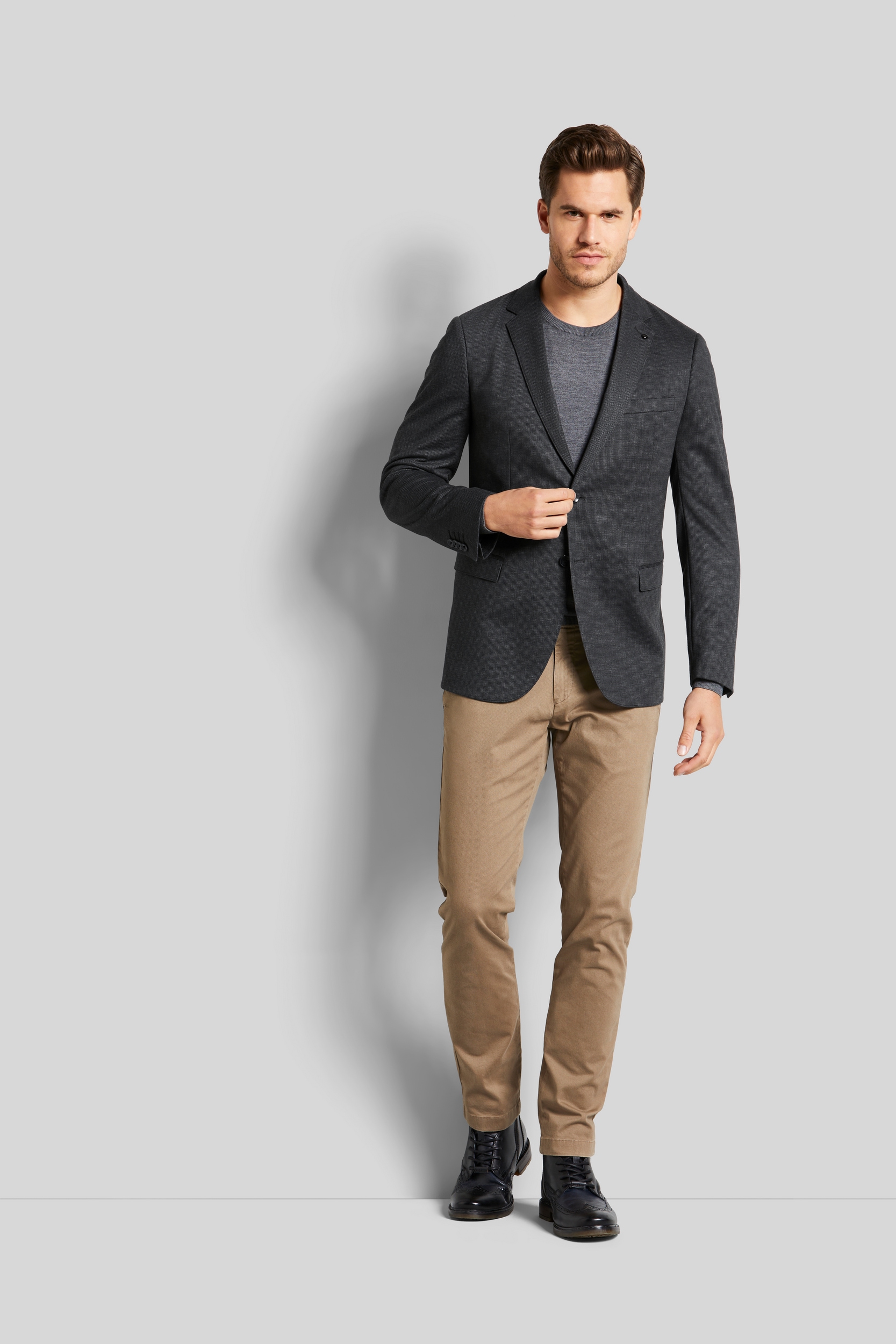 bugatti Sakko mit feiner Struktur