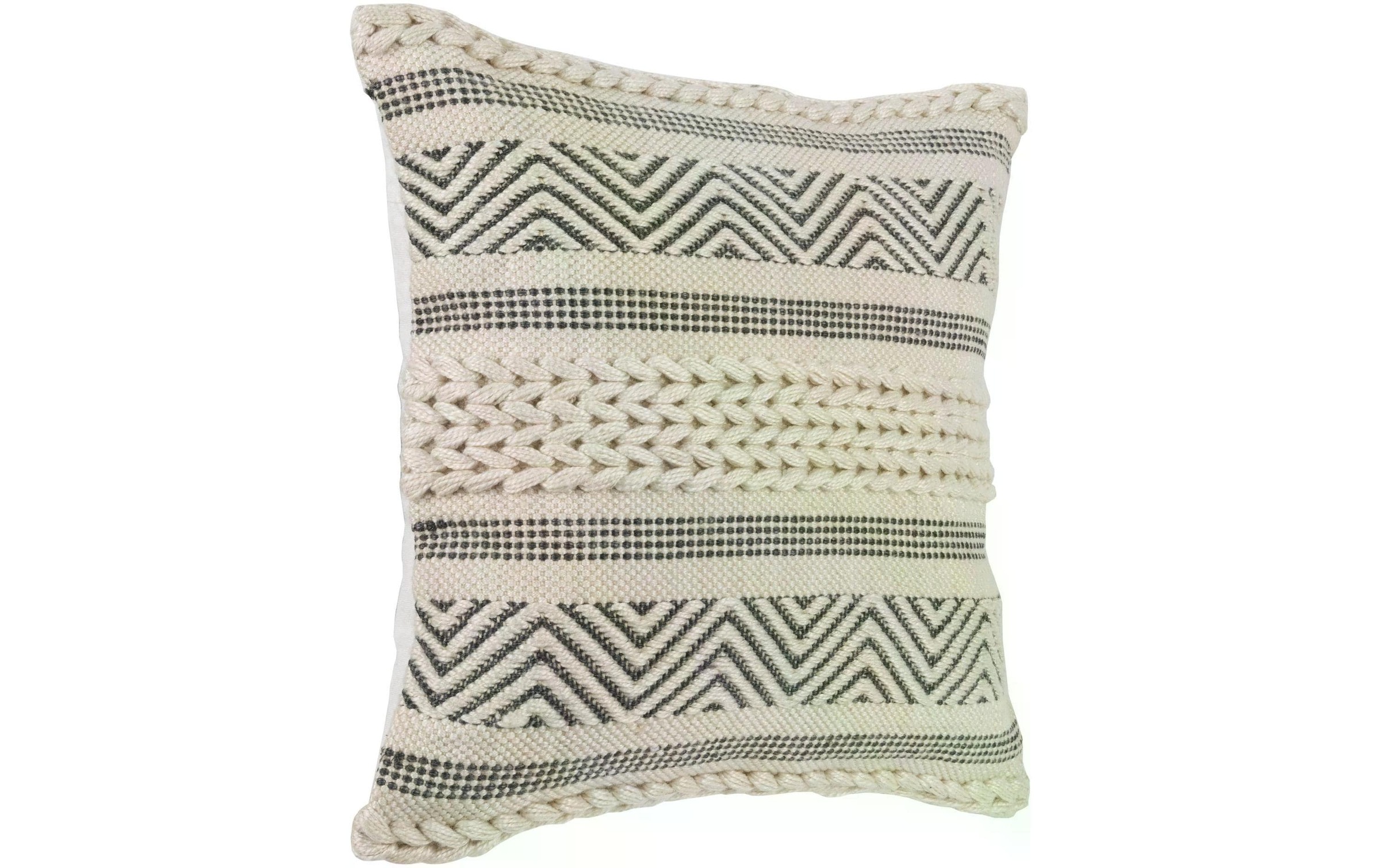 EGLO Dekokissen »Melut 45 x 45 cm, Beige/Schwarz«