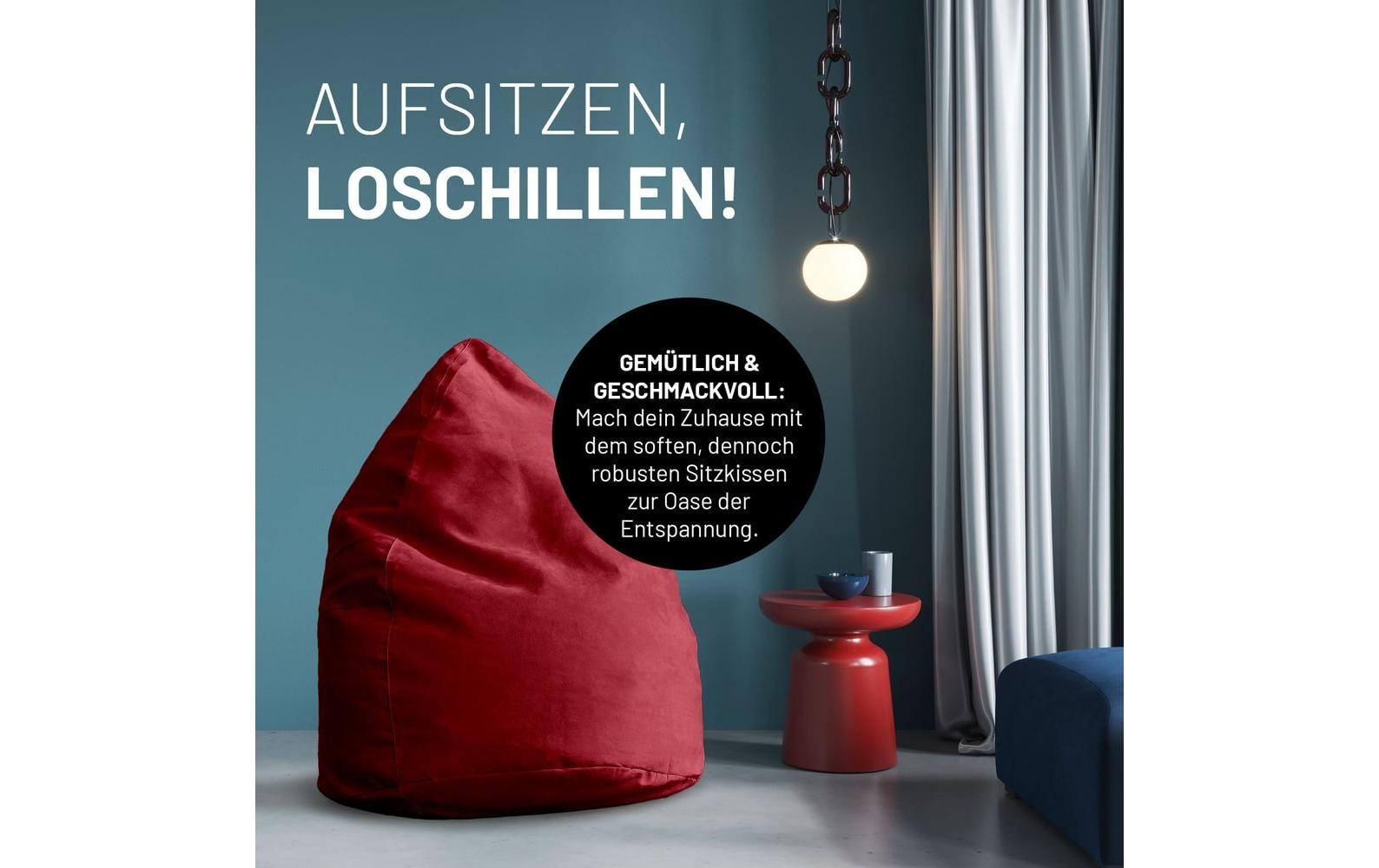 Lumaland Pouf »Lumaland Sitzsack In-& Outdoor 120 l «