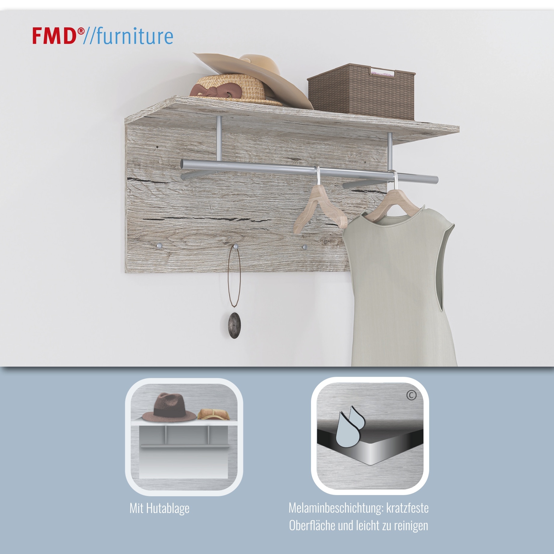 FMD Panneau de vestiaire »Spot«