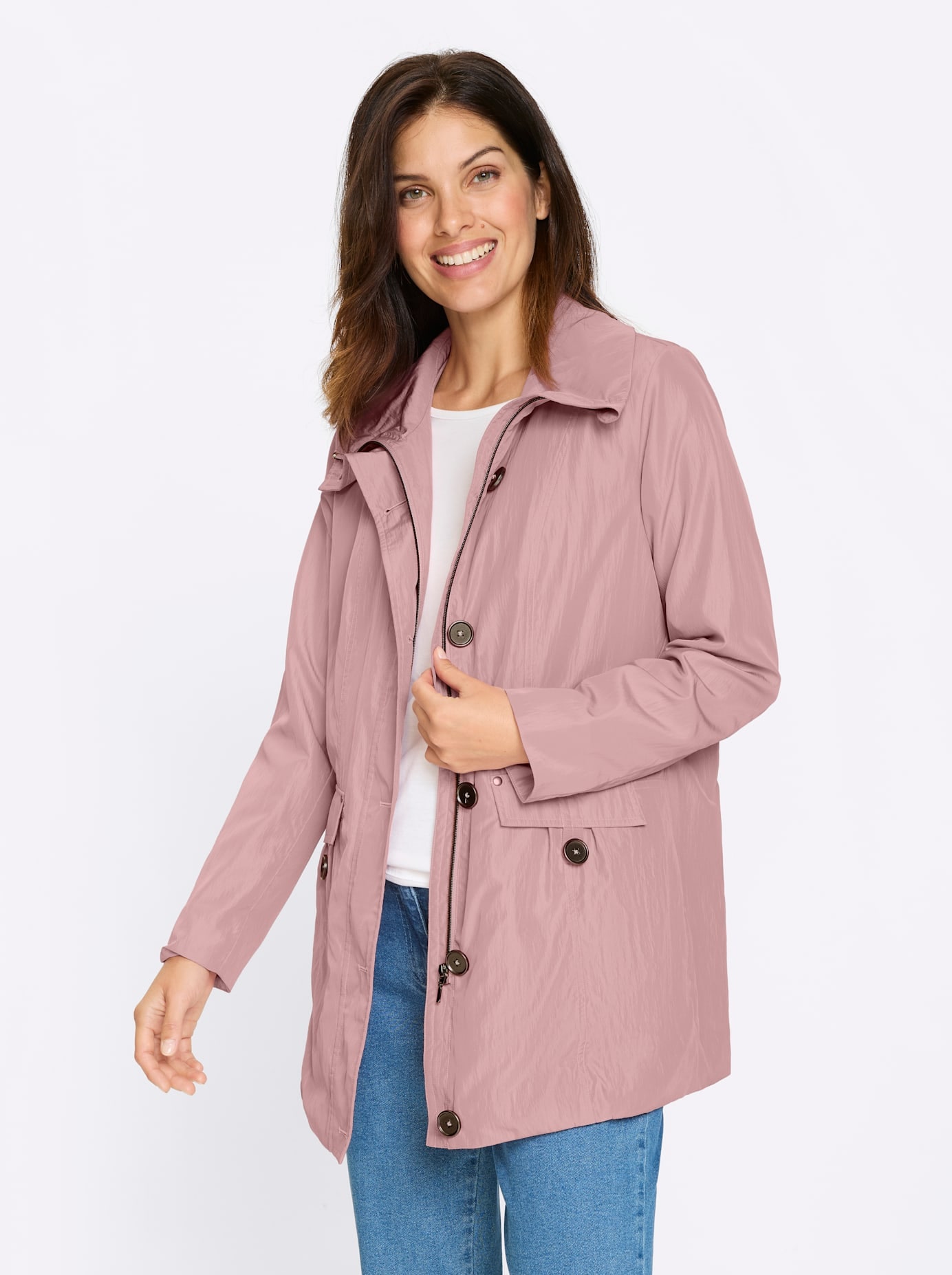 Classic Basics Langjacke ohne Kapuze