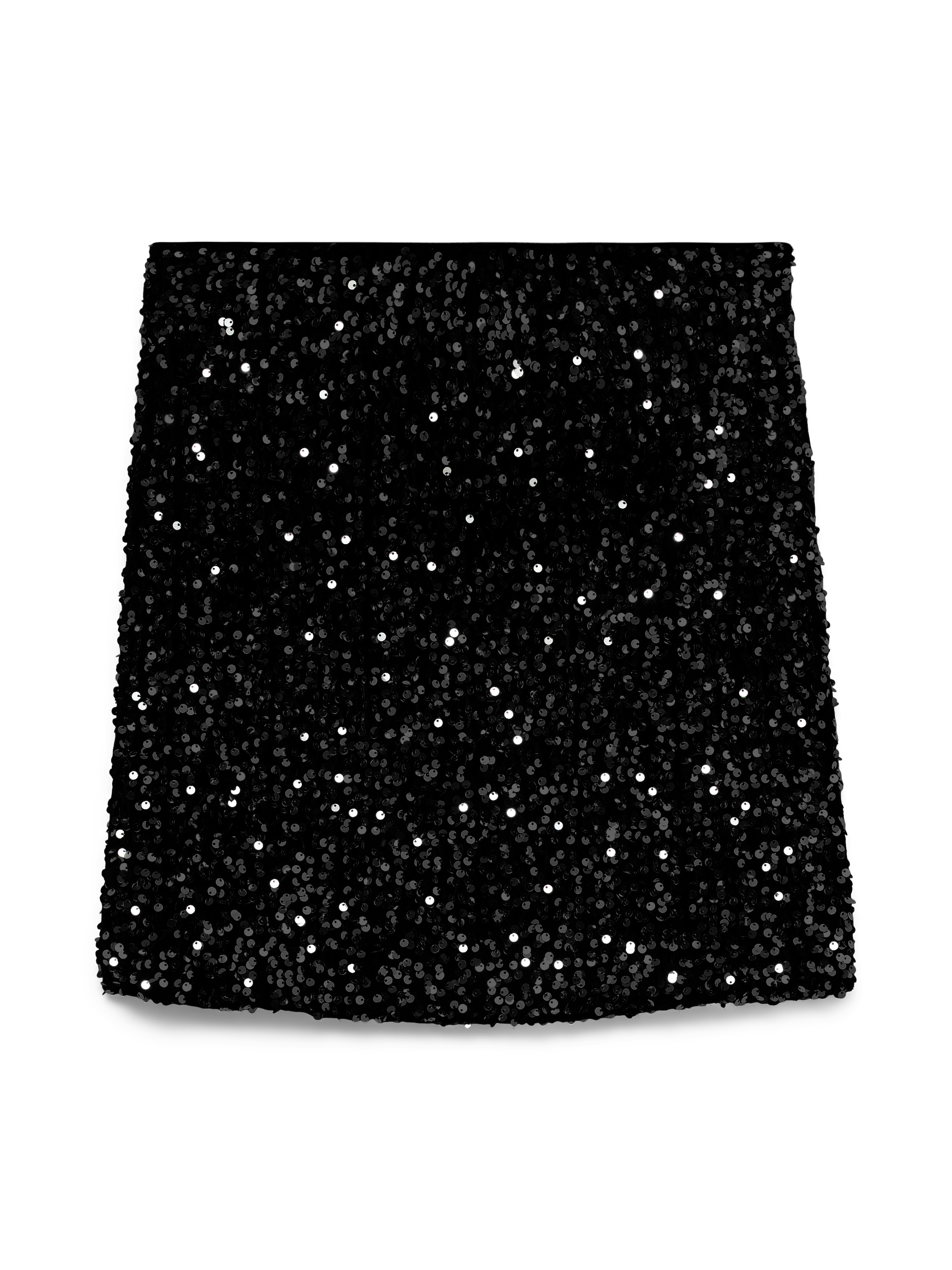 Vero Moda Jupe à paillettes »VMBELLA HW SHORT SQ SKIRT JRS GA«