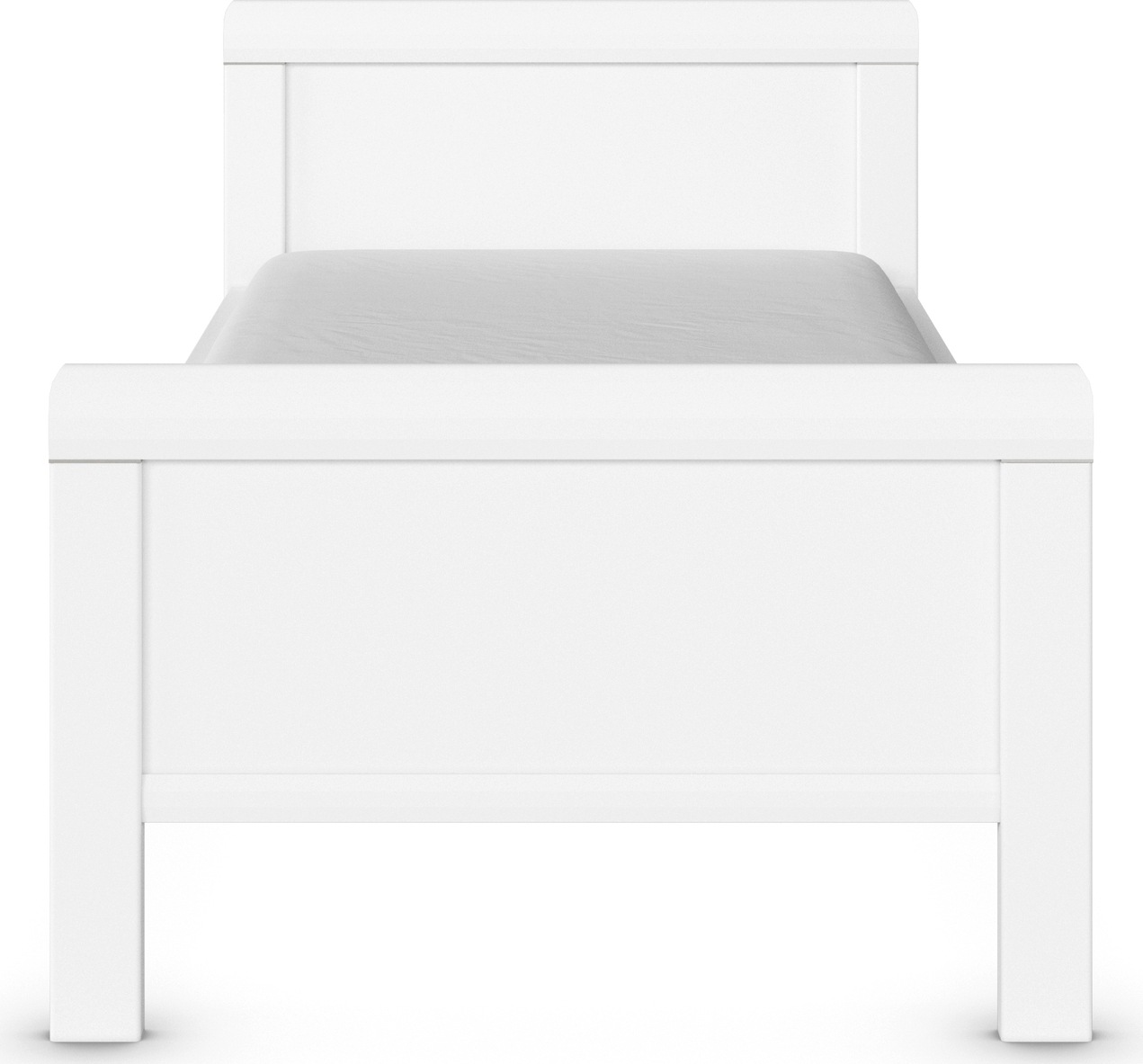 rauch Lit »Bett Einzelbett Stollenbett EVELYN« à hauteur confortable en panneau de bois dans un style élégant MADE IN GERMANY
