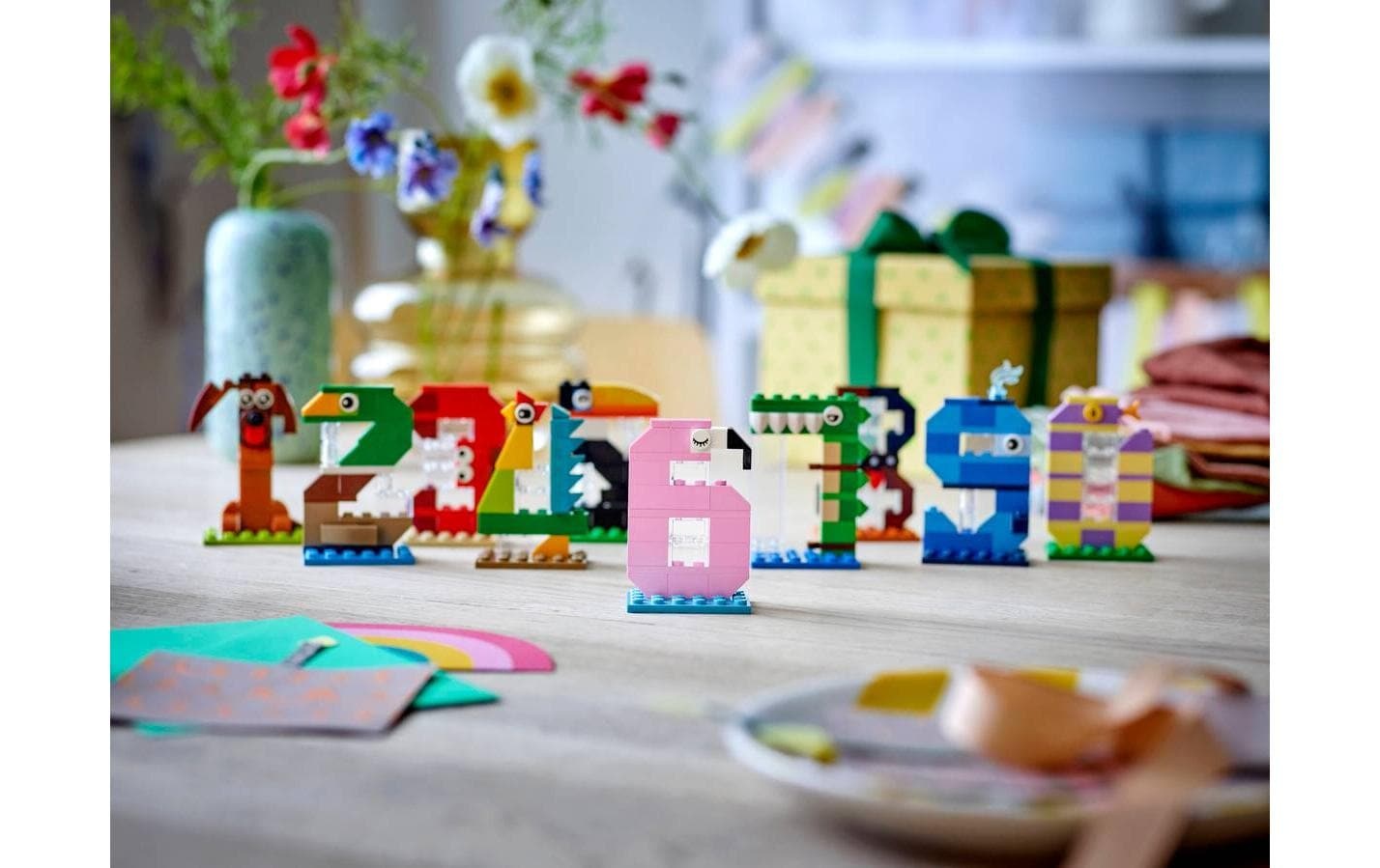 LEGO® Konstruktionsspielsteine »Geburtstagszahlen (40807), LEGO Iconic« Made in Europe