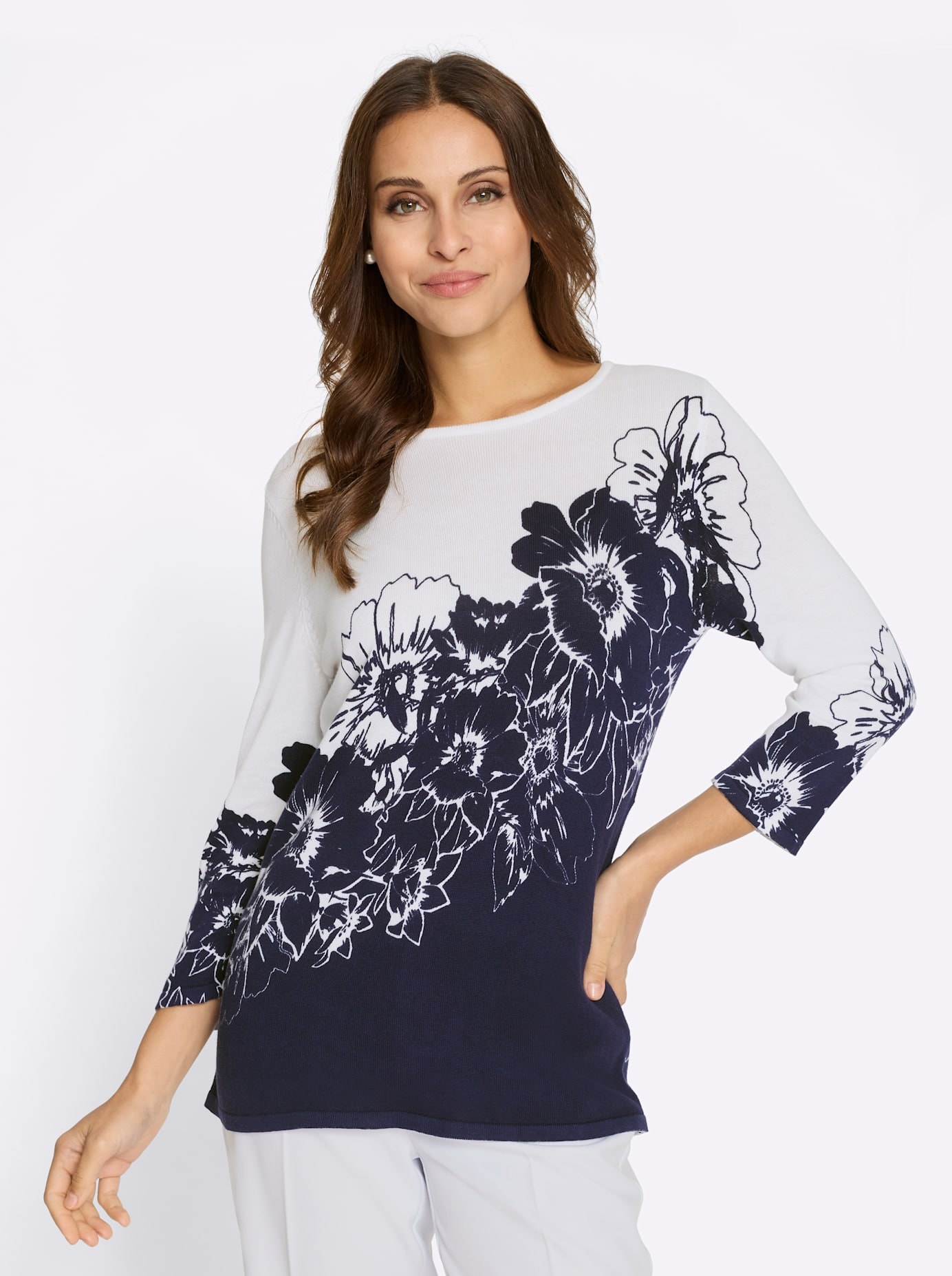 Lady Pull en tricot »3/4-Arm-Pullover«