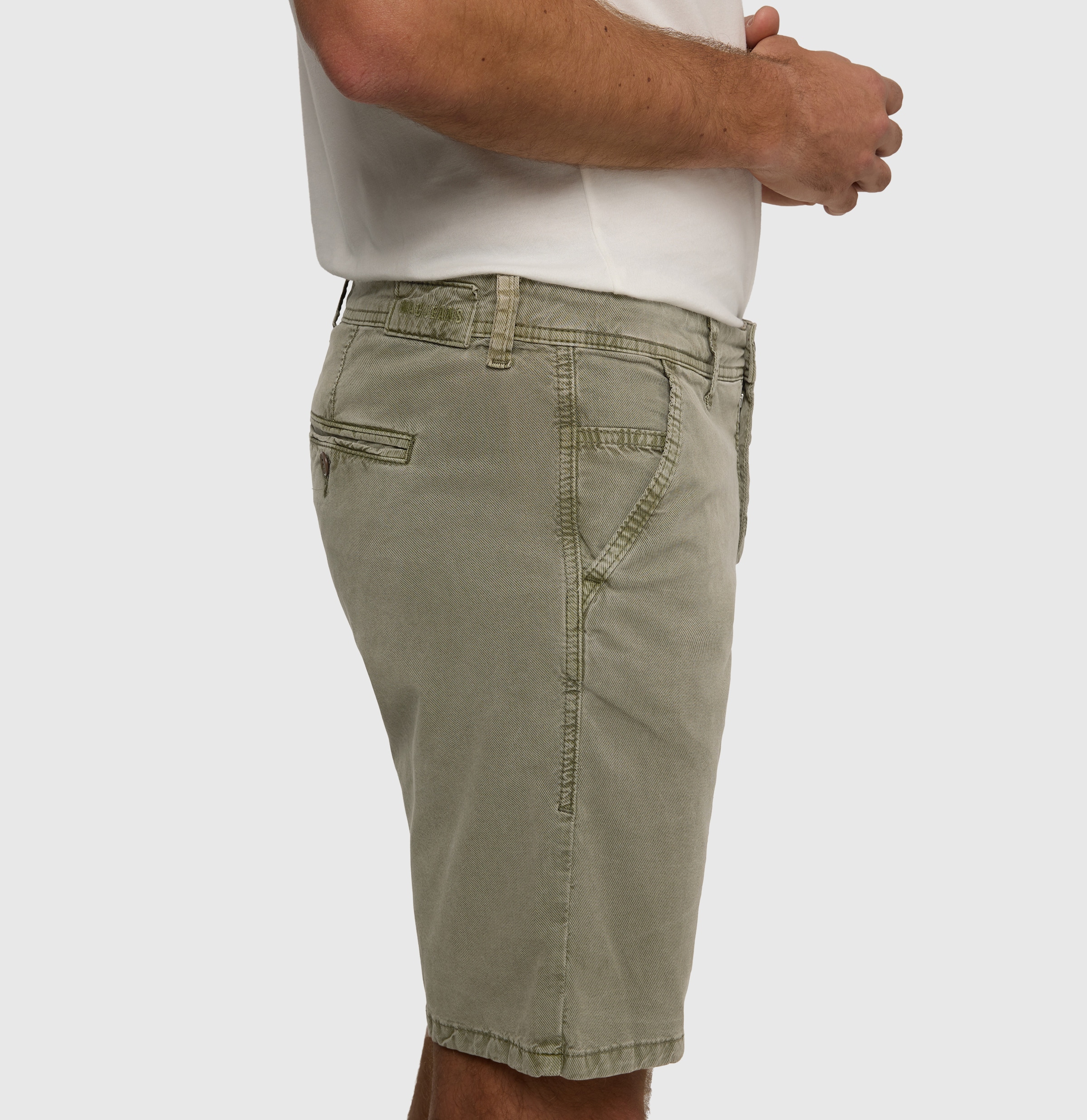 MAC Bermuda »Liam Bermuda«  aspect délavé, qualité sergé