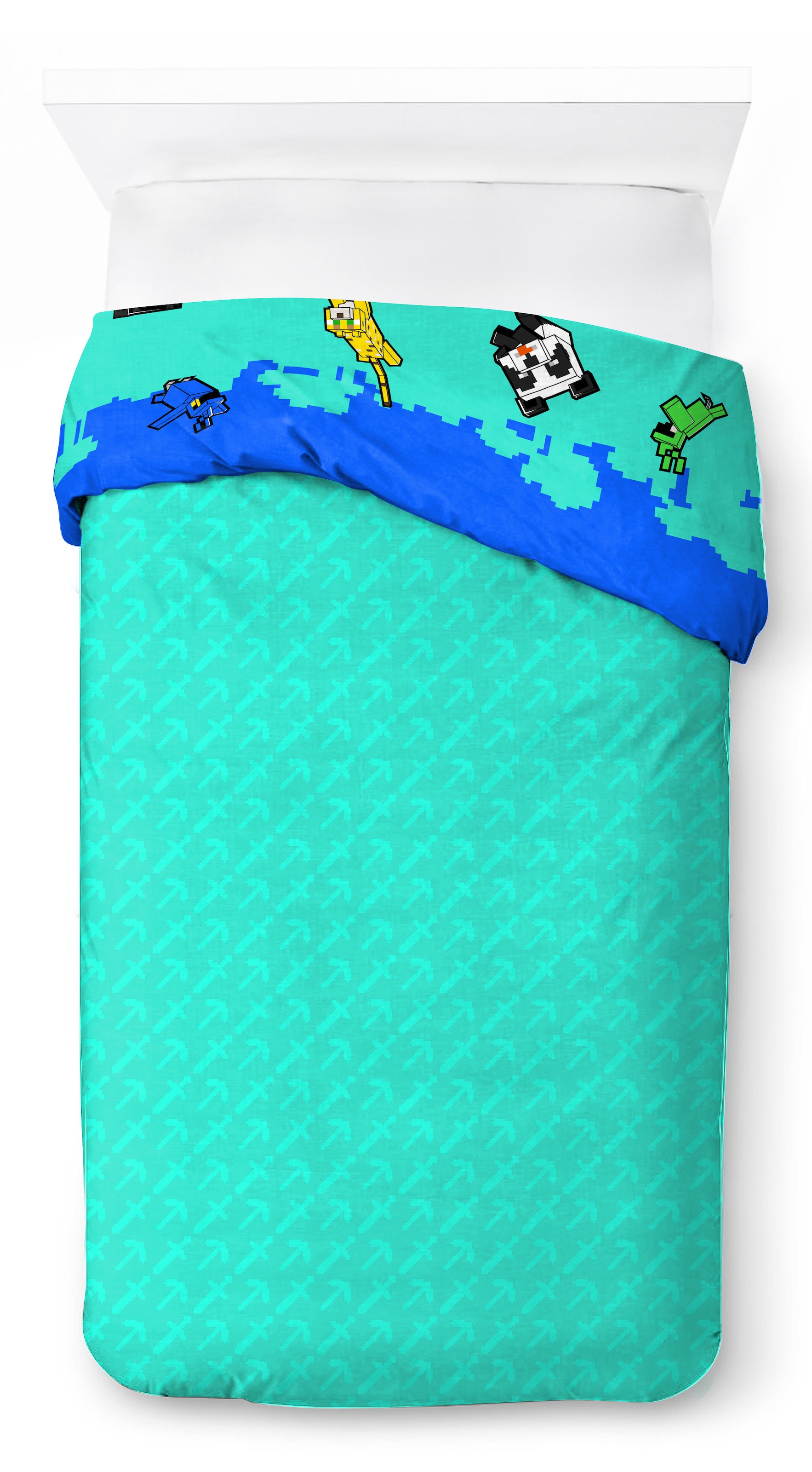 Minecraft Linge de lit pour enfants »Minecraft Creative« 2 100% coton