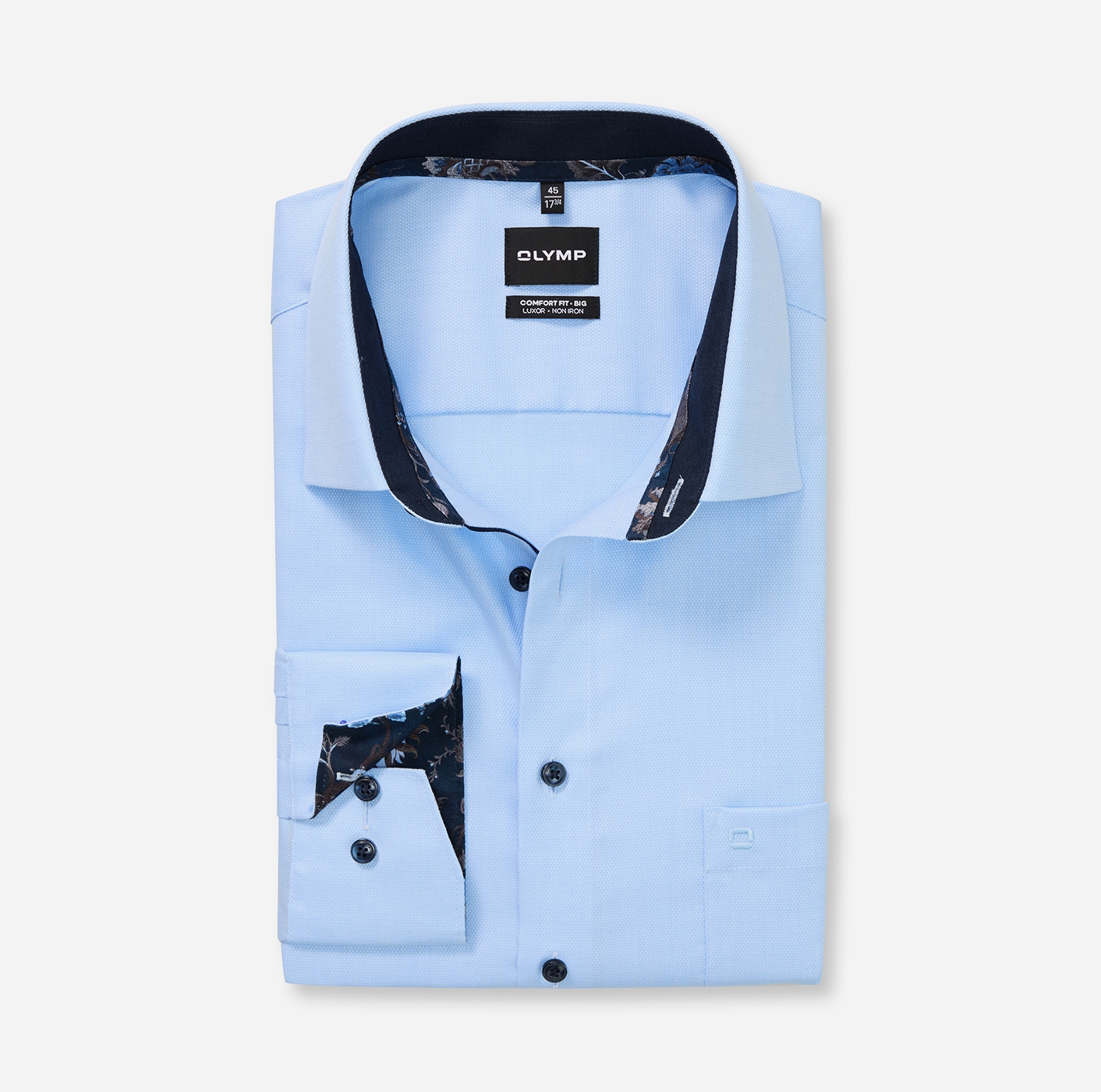 OLYMP Langarmhemd »Big & Tall« Neue COMFORT FIT BIG Kollektion, Businesshemd