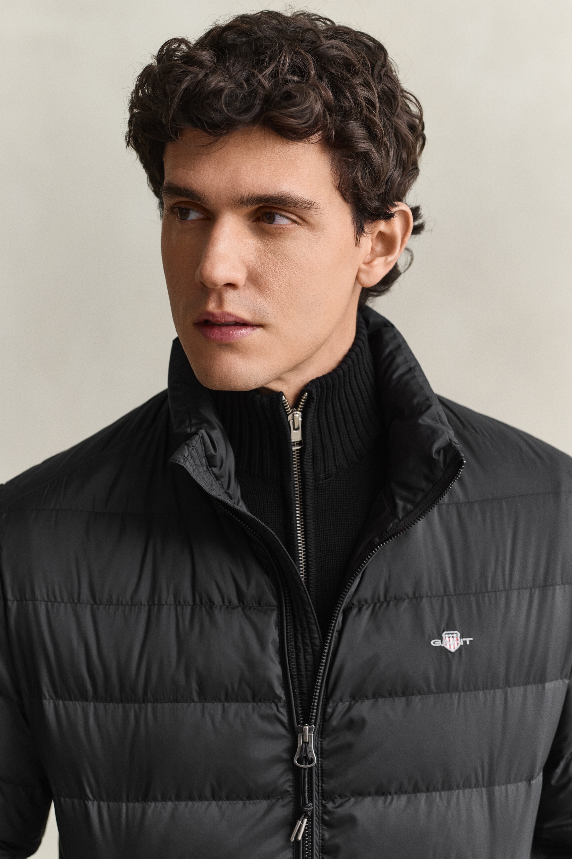 Gant Veste matelassée »LIGHT DOWN JACKET« sans capuche coupe régulière avec col montant