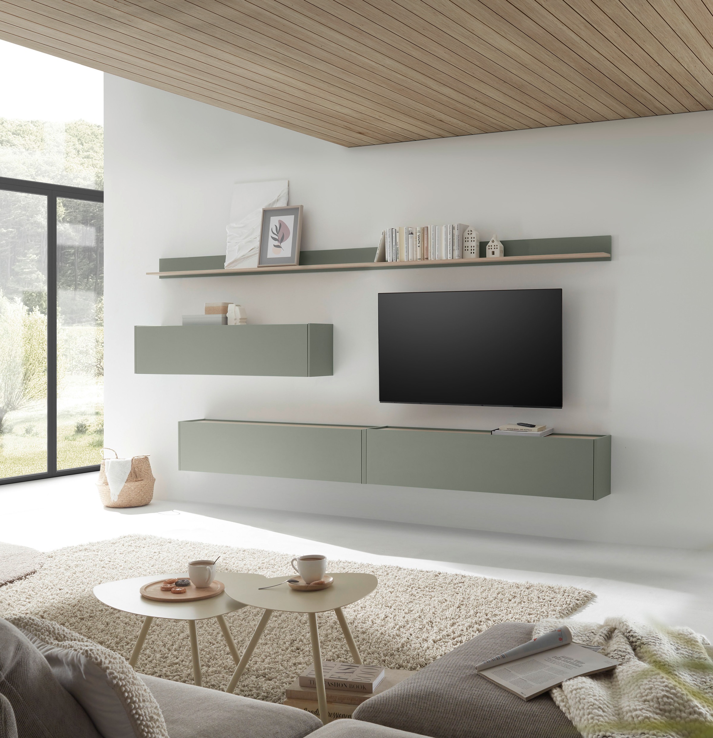 Home affaire Meuble mural »City/Giron, moderne Anbauwand, Komplettset in vielen Farben verfügbar« Set, 5 cuis tlg.