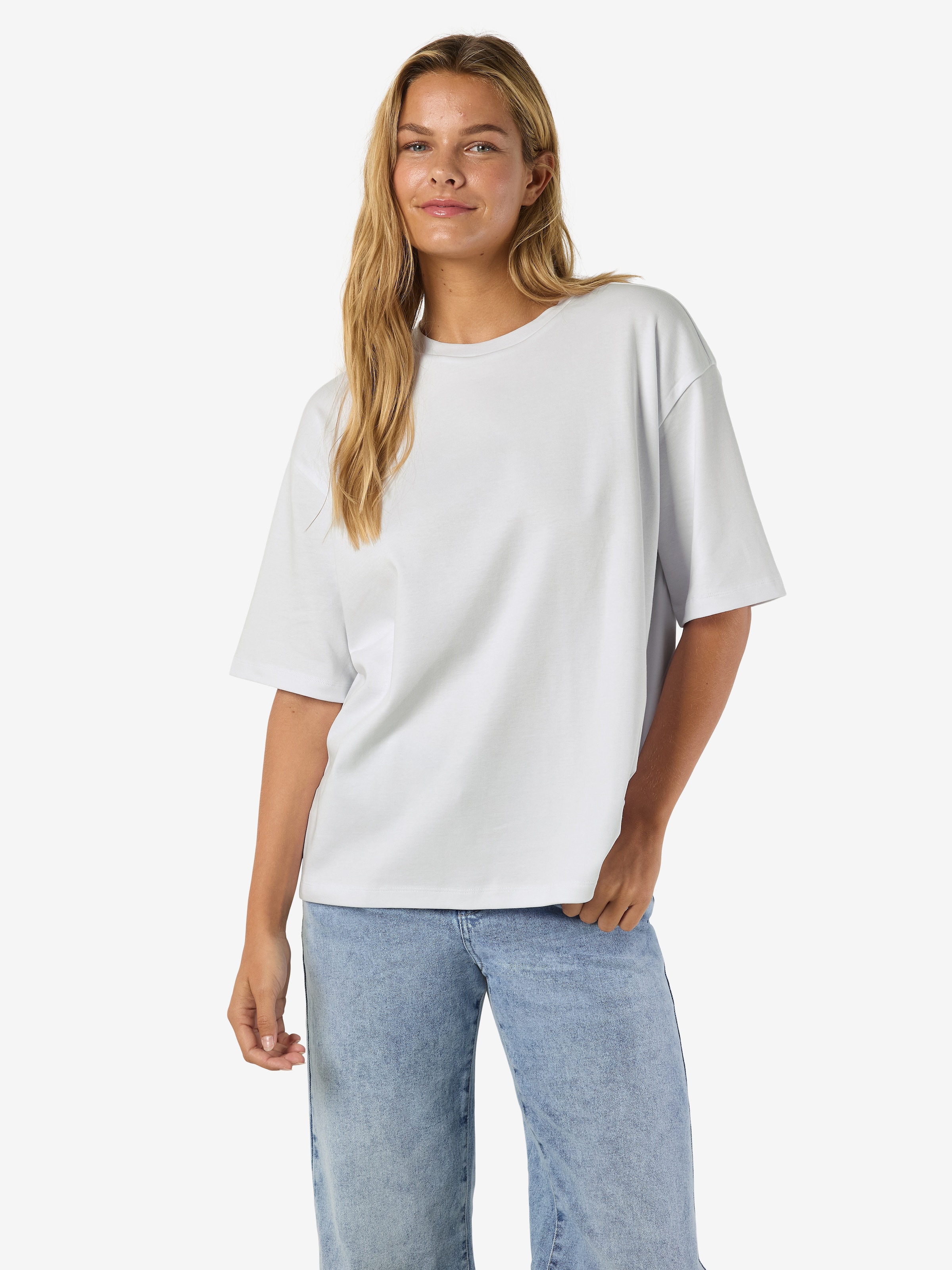 Noisy may Kurzarmshirt »NMKIM S/S T-SHIRT JRS NOOS« Baumwolle, regular fit
