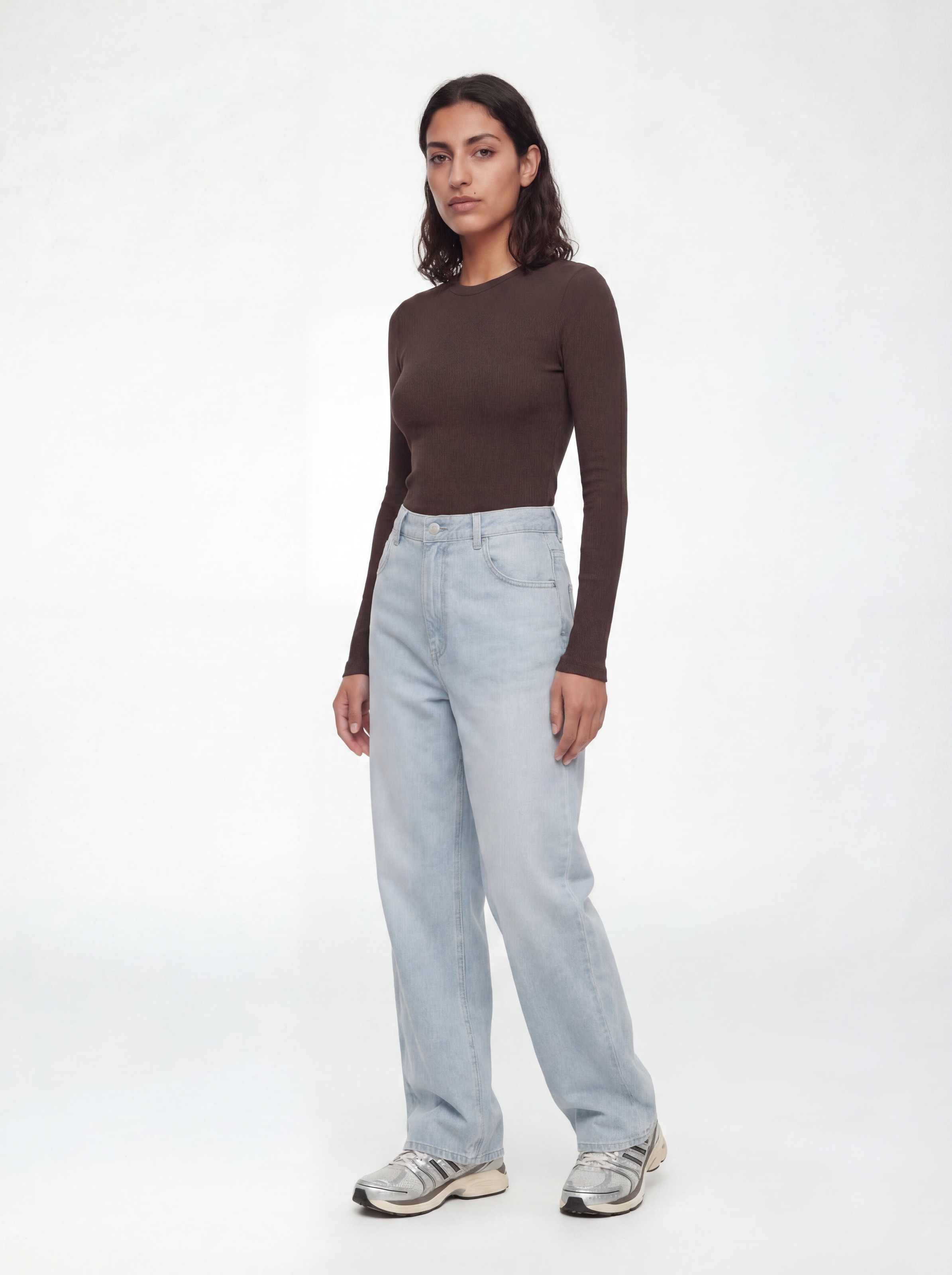 LeGer Longsleeve »Cinzia, LeGer by Lena Gercke« Rundhals, schmale Passform