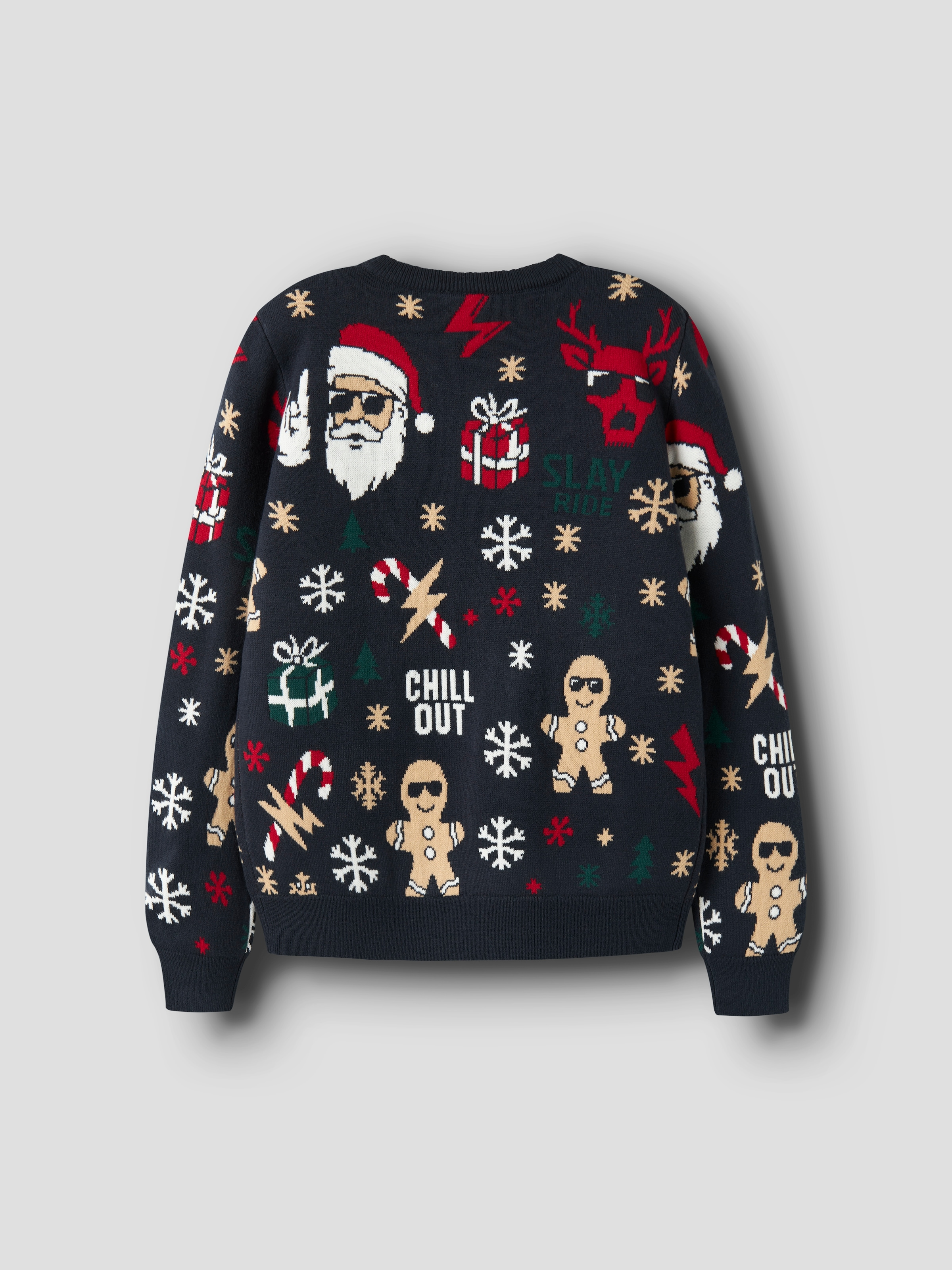 Name It Pull de Noël »NKMRICO LS LOOSE KNIT« Weihnachten, Kunstfaser, normal geschnitten
