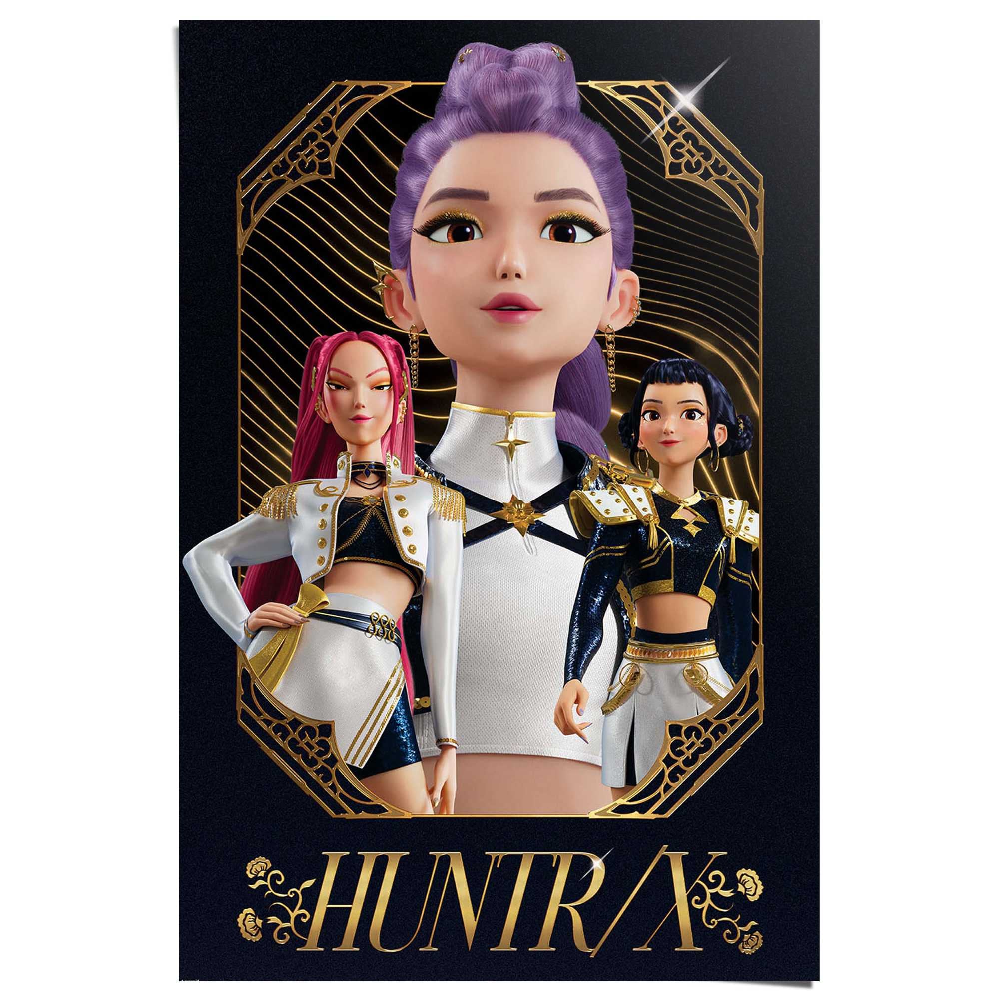 Reinders! Poster »K-Pop - Demon Hunters« 1 Stk. tlg. Teenager Zimmer - Bilderdruckpapier - Cartoons & Charaktere 61x91,5 cm