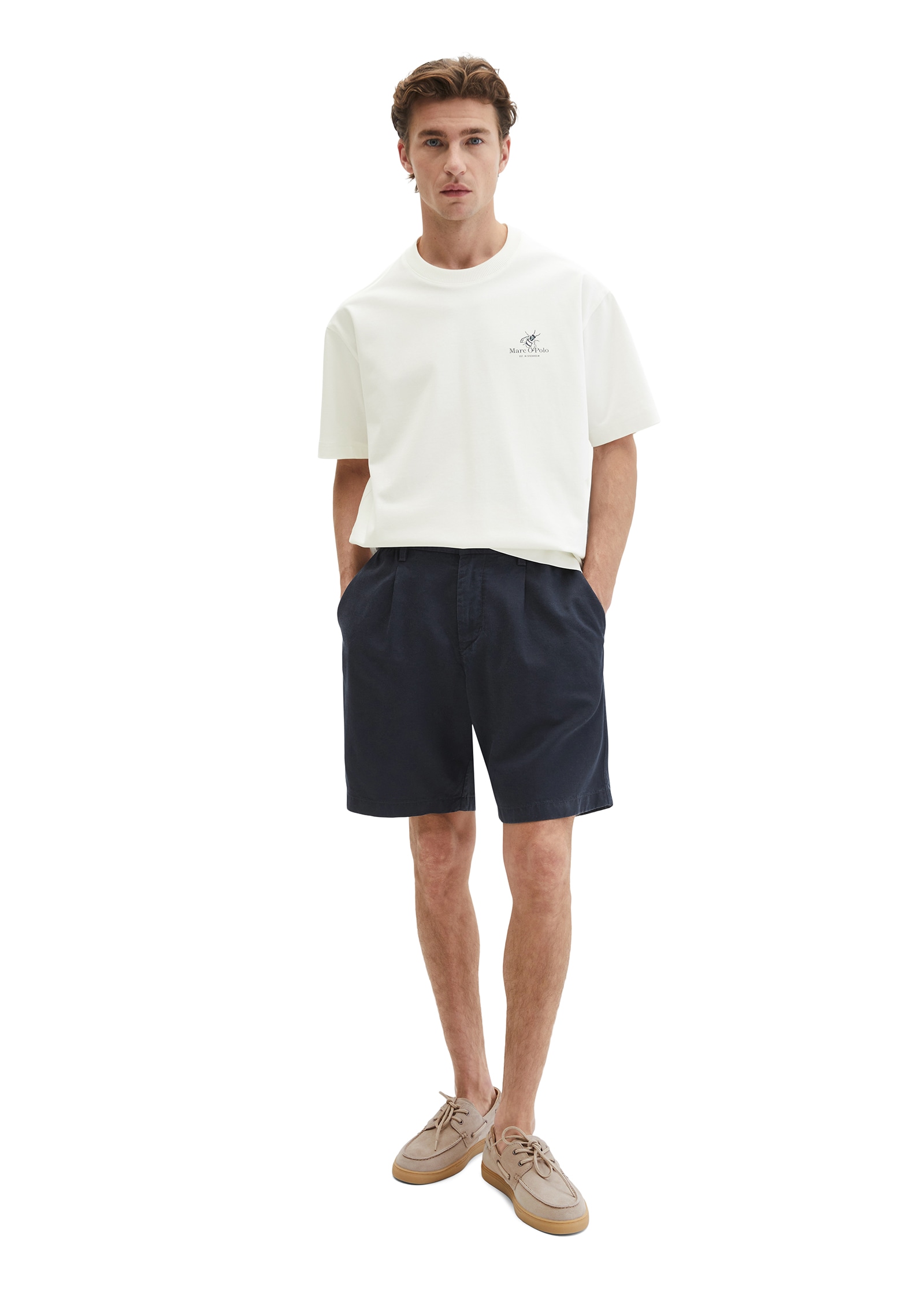 Marc O'Polo T-shirt coupe loose fit avec imprimé dans le dos