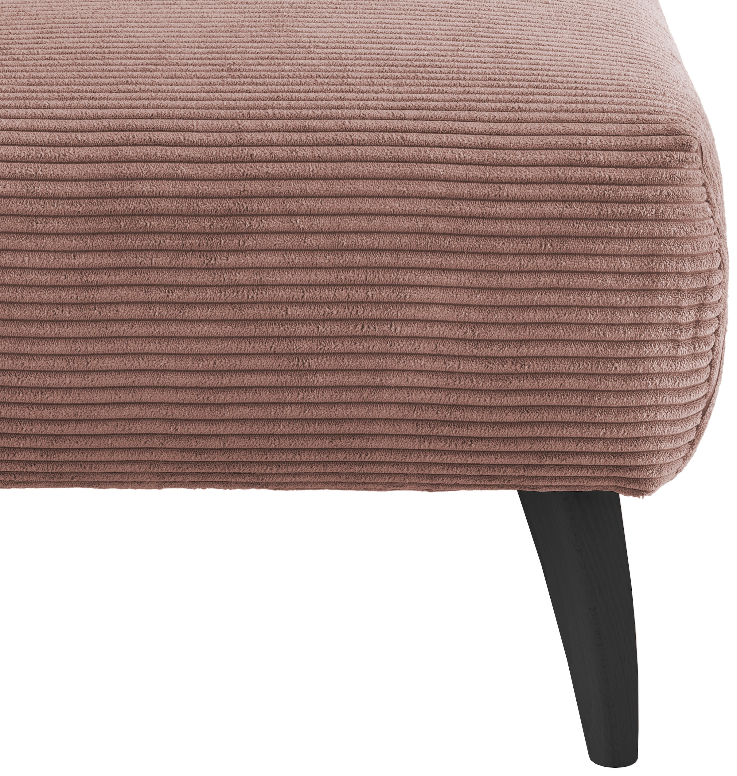 Home affaire Tabouret rembourré »Colori« Holzfussfarbe wählbar, verschiedene Stoffe, hochwertige Stoffqualität