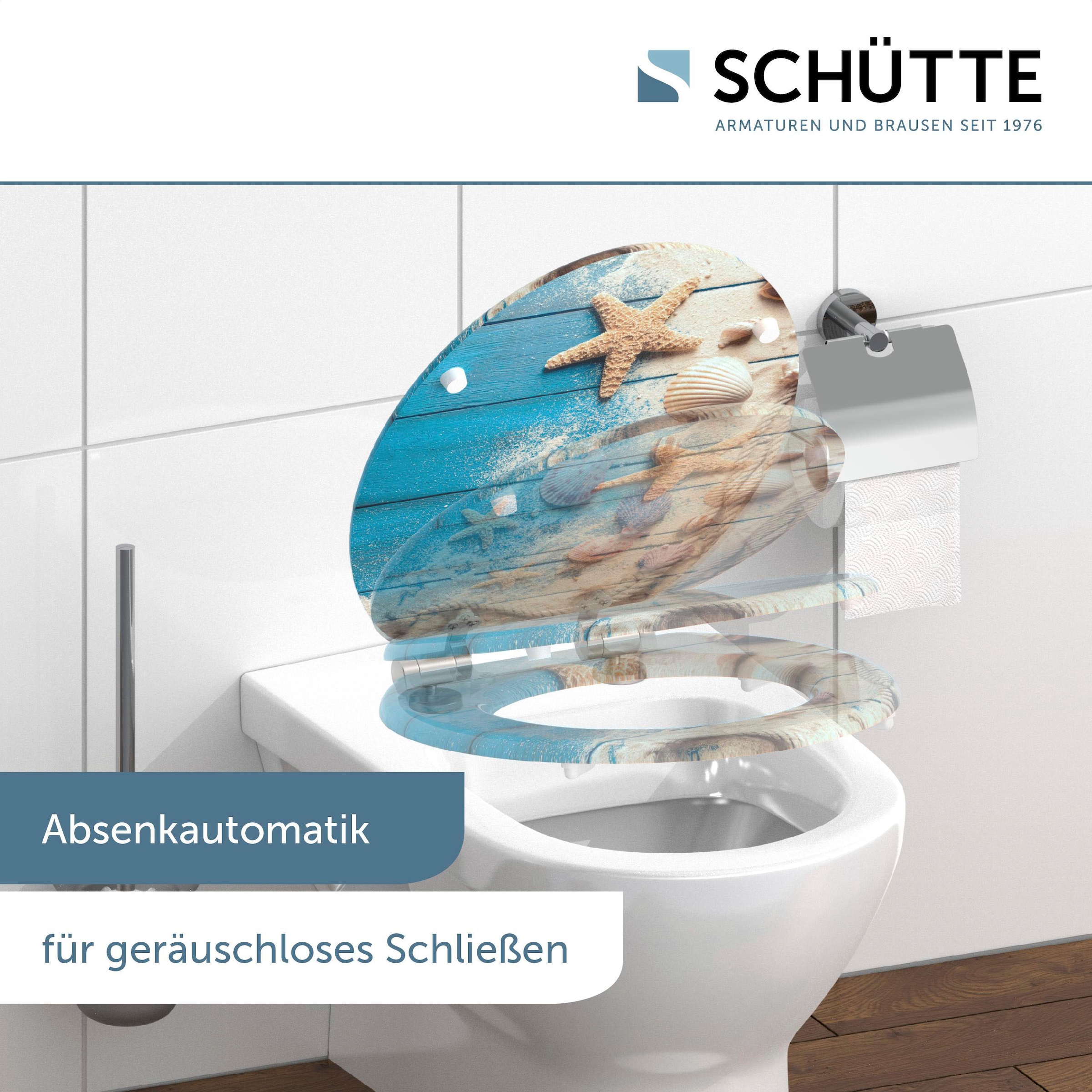 Schütte WC-Sitz »BEACH AND WOOD« Toilettendeckel, mit Absenkautomatik