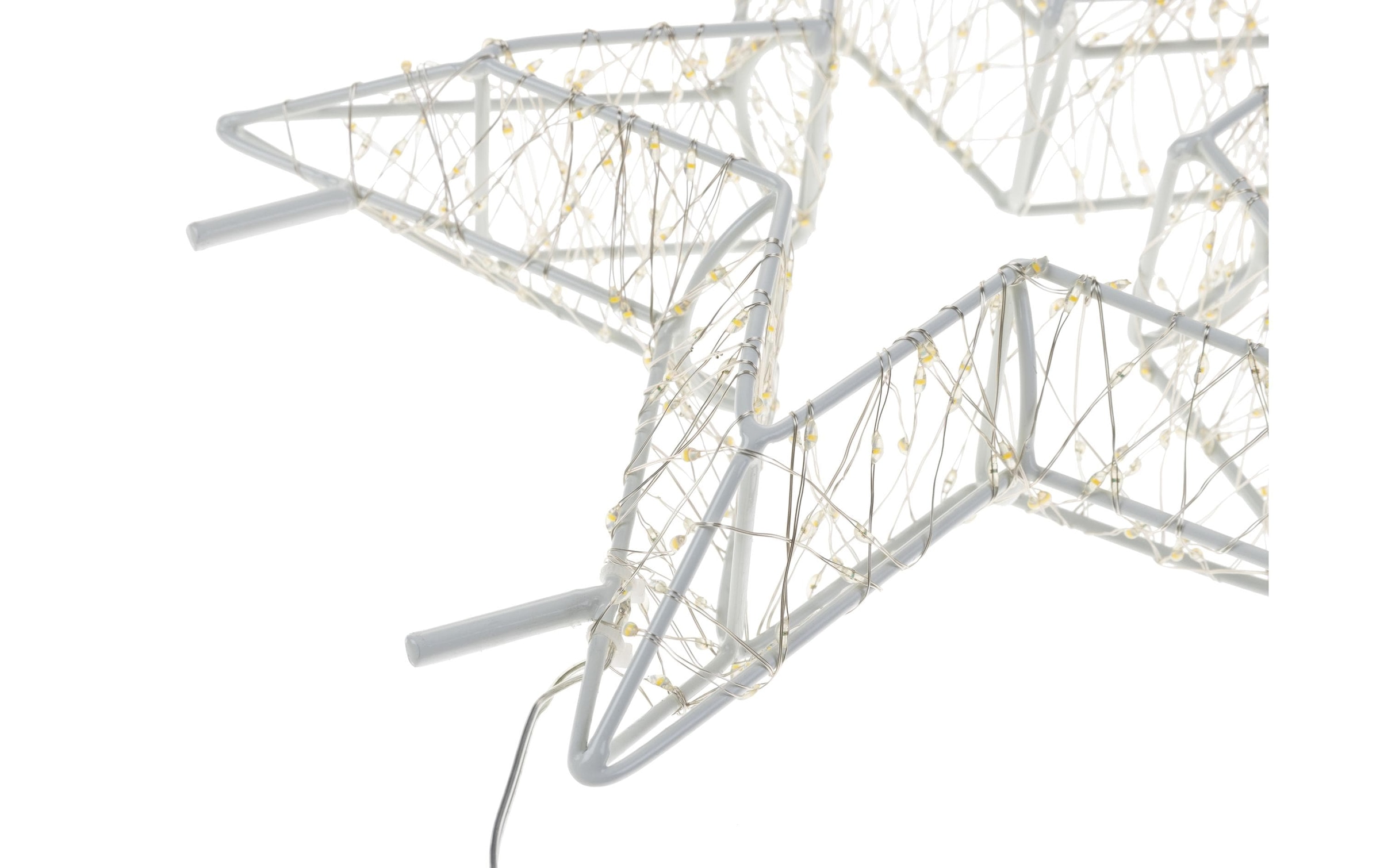 Cocon LED Stern »COCON 3D, Metall« 1 Stk. Warmweiss