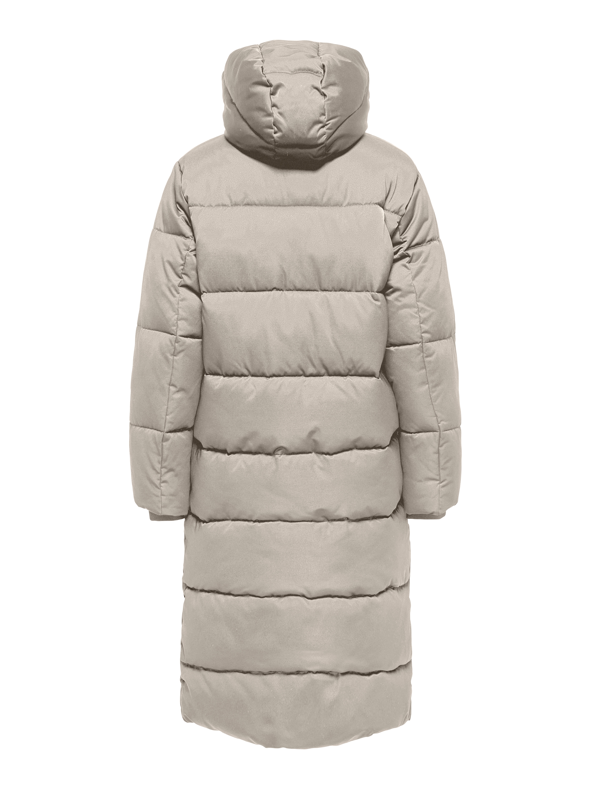 JDY Steppmantel »JDYMAJA LONG PADDED JACKET OTW YFM NOOS« mit Kapuze, verdeckter Reissverschluss