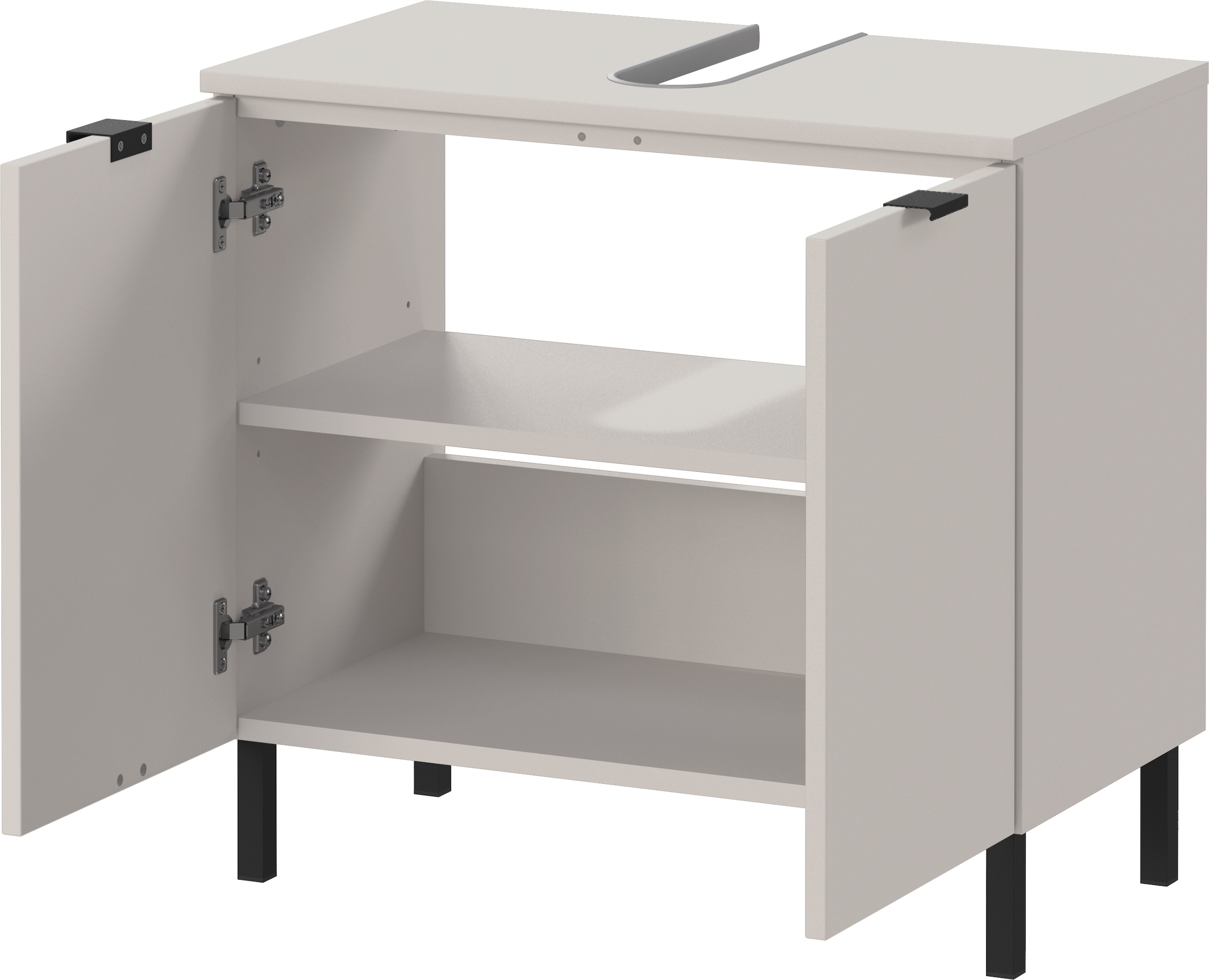 GERMANIA Armoire sous lavabo »GW-Arcena« 1 cuis tlg. mit Siphonausschnitt