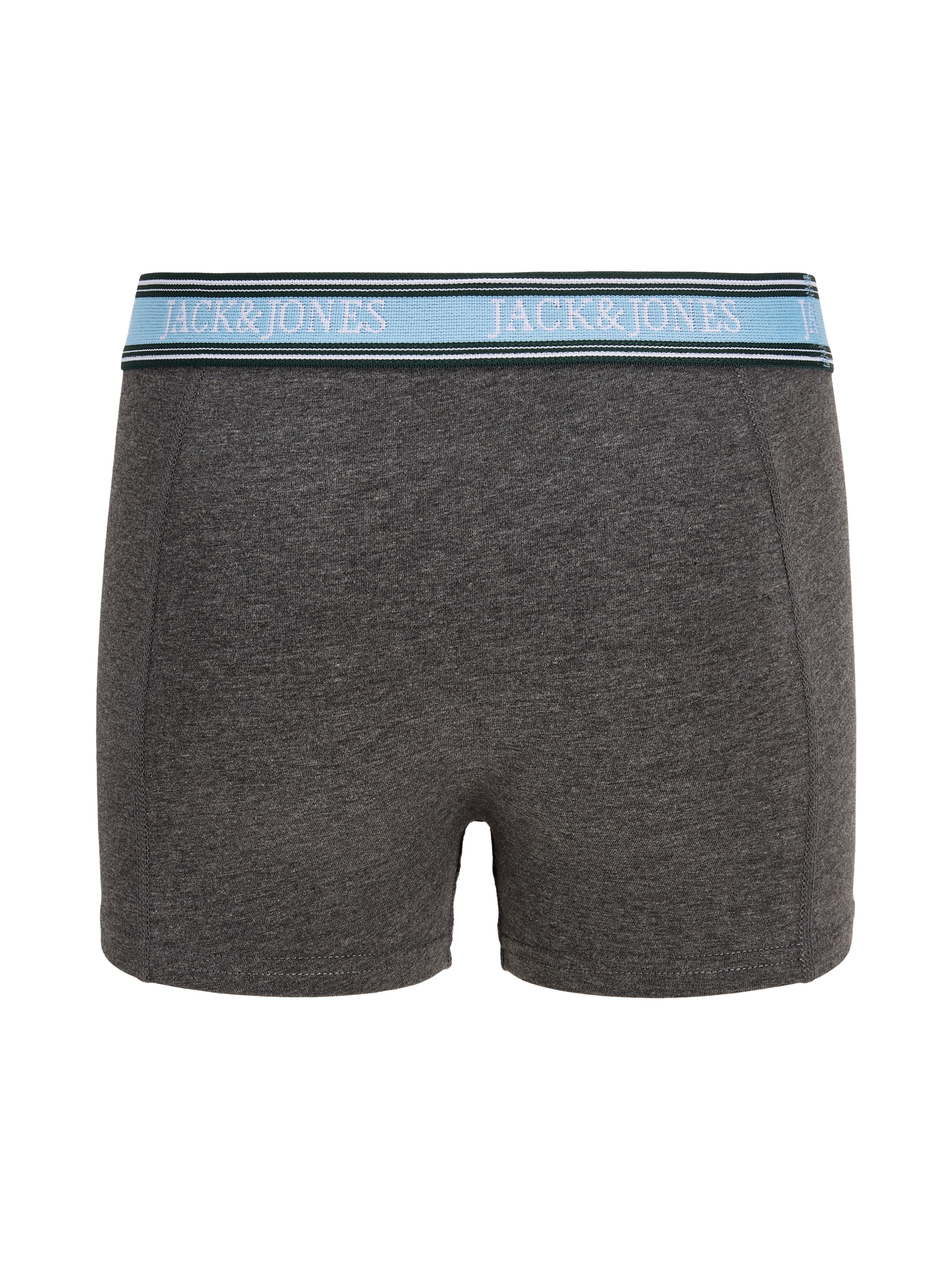 Jack & Jones Junior Tronc »JACFAZE SOLID TRUNKS 5 PACK JNR BTS« Paquet, 5 cuis mélange de coton, bord élastique,