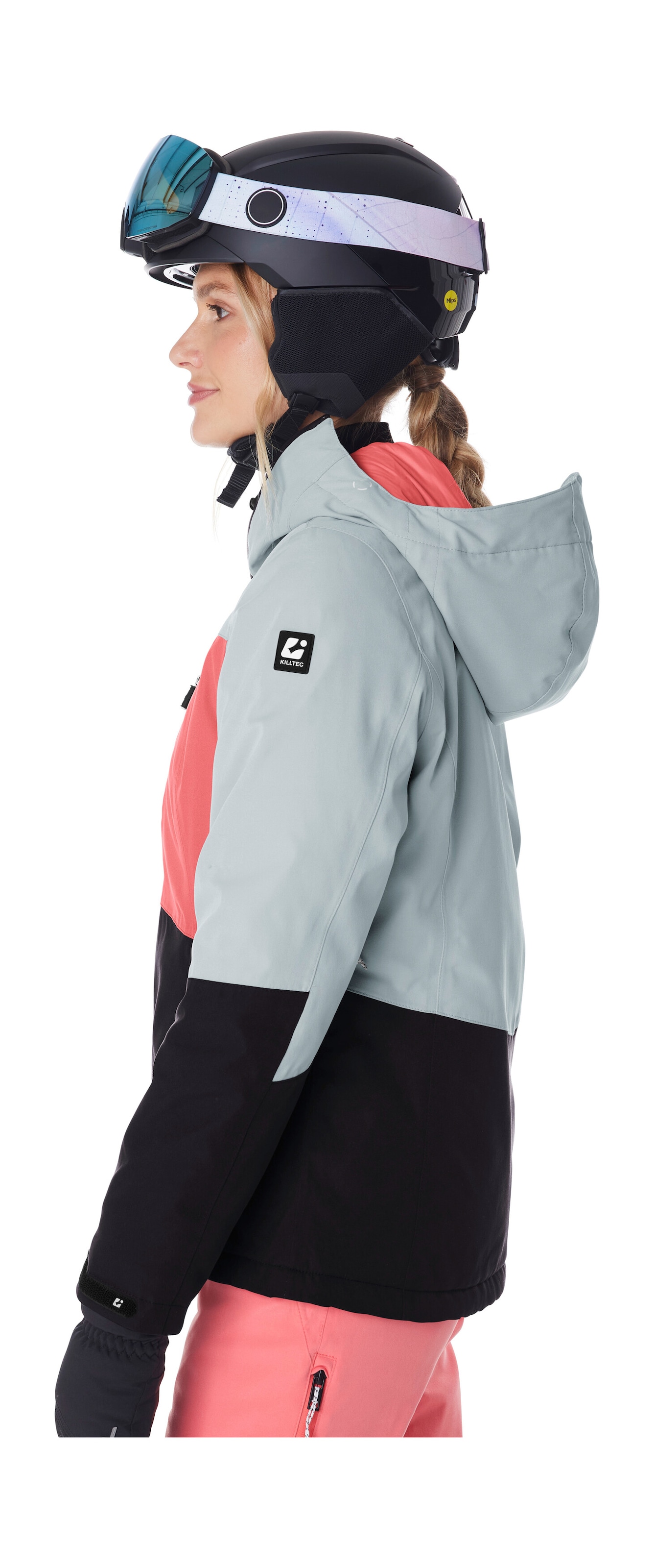 Killtec Skijacke »KSW 277 WMN SKI JCKT« Wasserdichte Damenjacke mit Schneefang, verstellbar und atmungsaktiv