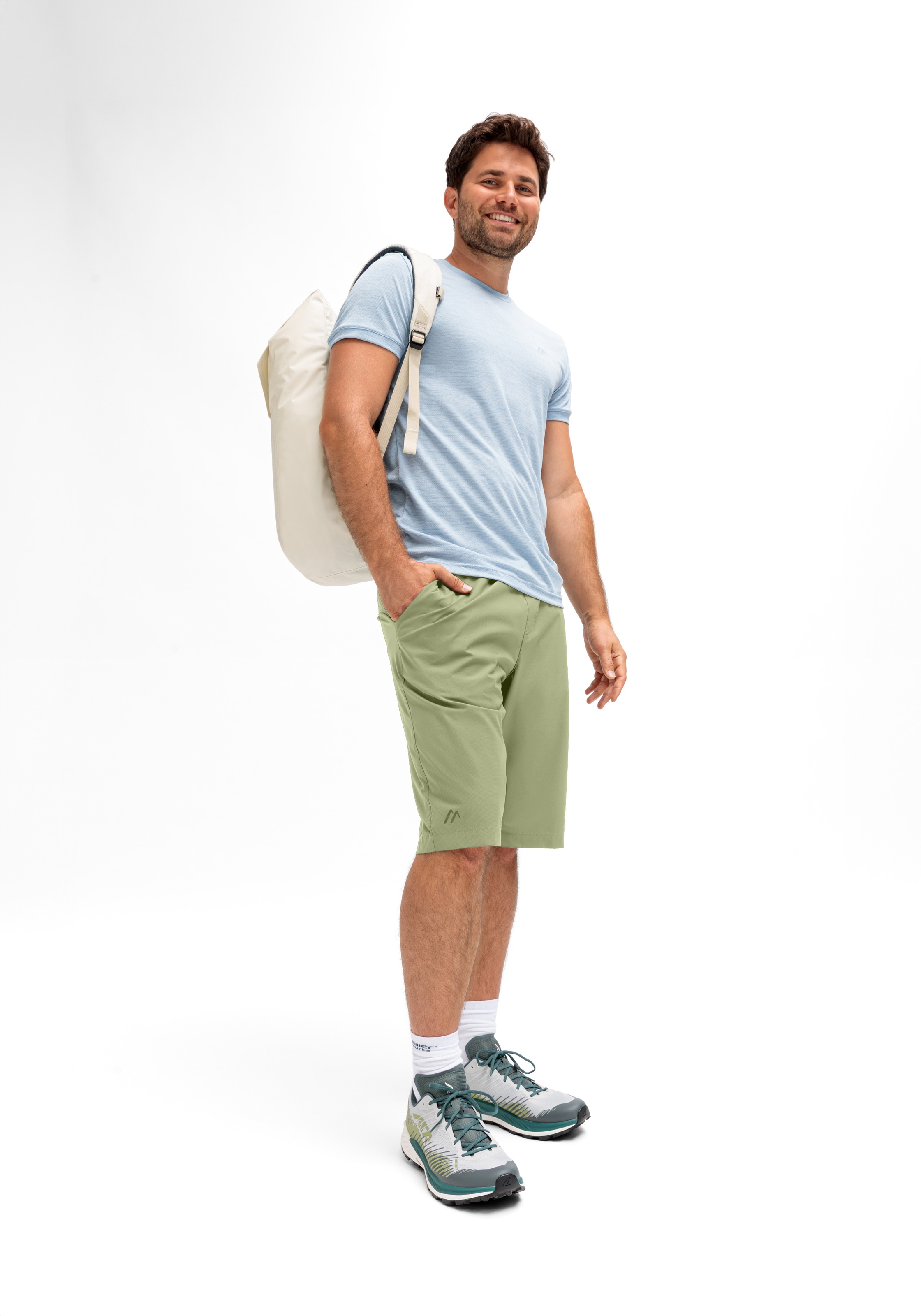 Maier Sports Pantalon de plein air »Fort Bermuda M«  short homme, pantalon de randonnée aéré, pantalon outdoor léger, coupe régulière