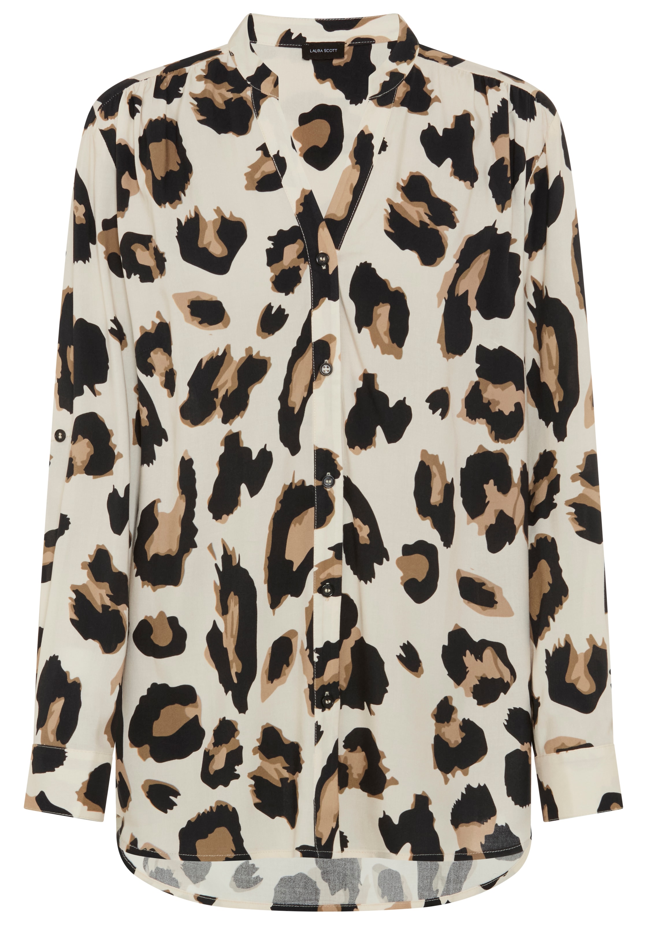 Laura Scott CURVE Longbluse »Grosse Grössen« im Tunika Stil aus weicher Viskose