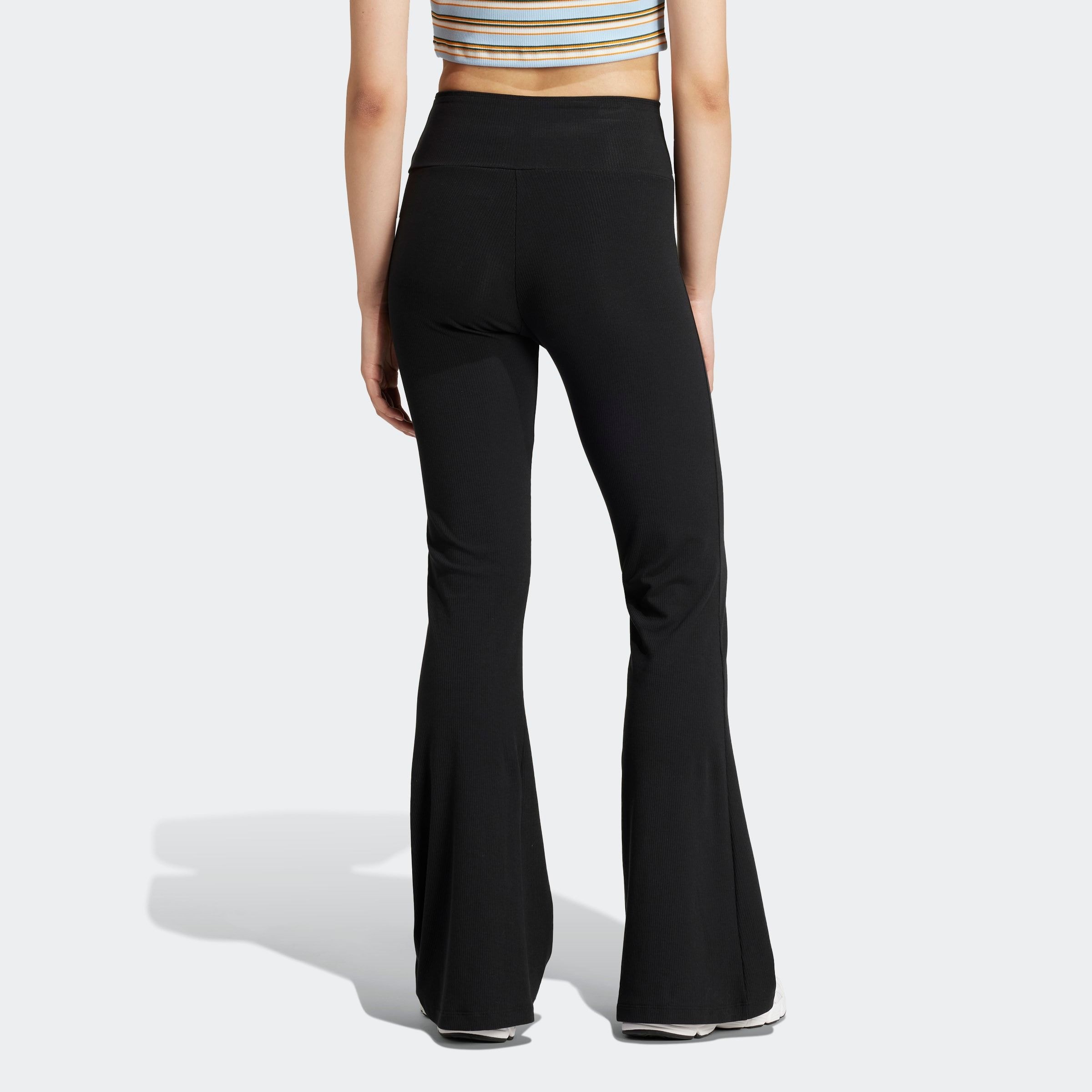 adidas Originals Leggings »ESSENTIALS RIB FLARED«  mit ausgestelltem Bein und Ripp Optik, hoher Bund