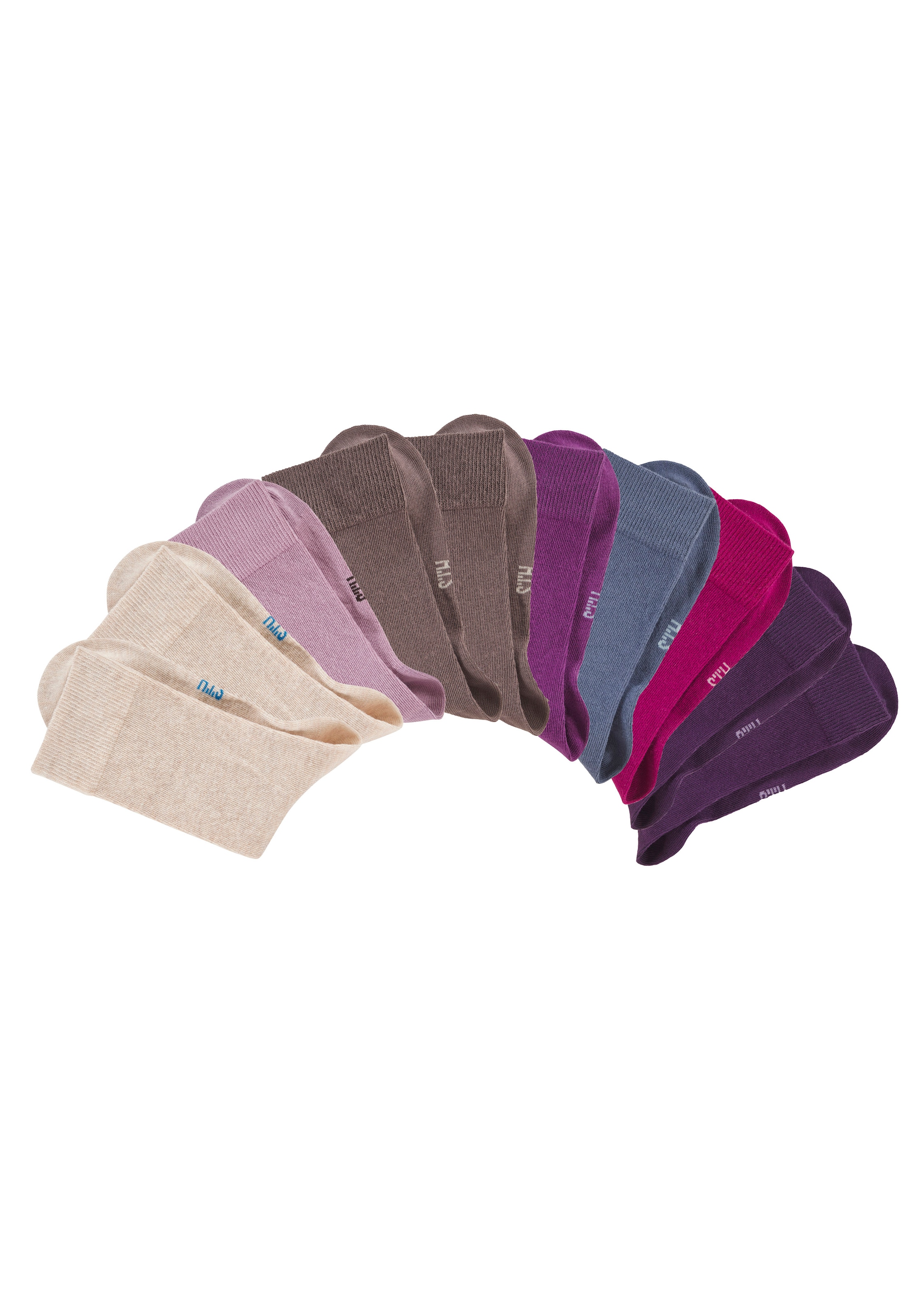 H.I.S Chaussettes basiques Paquet, 20 Couple tlg. zwei Längen im Kombi Pack