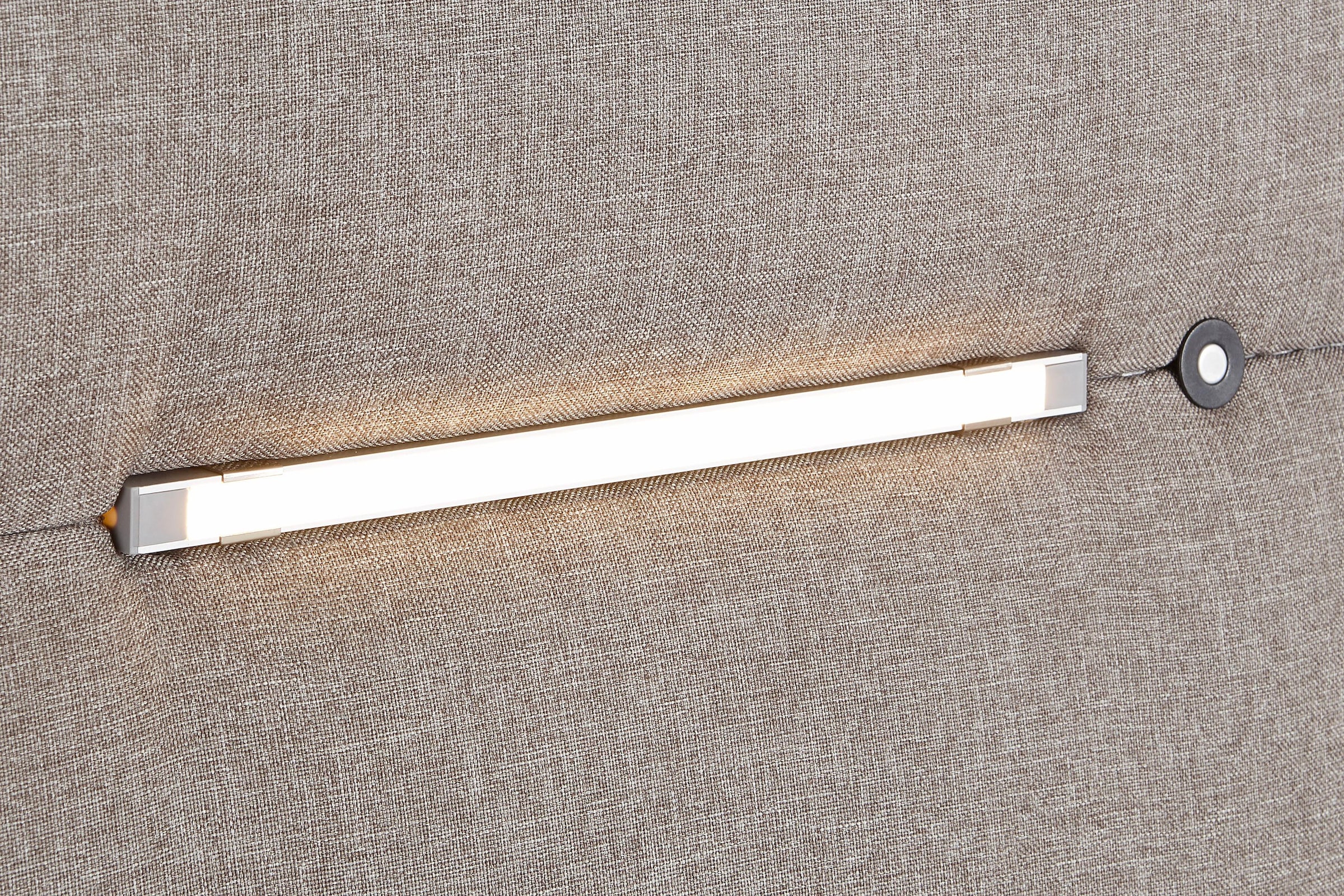 Westfalia Schlafkomfort Lit boxspring wahlweise mit LED-Beleuchtung