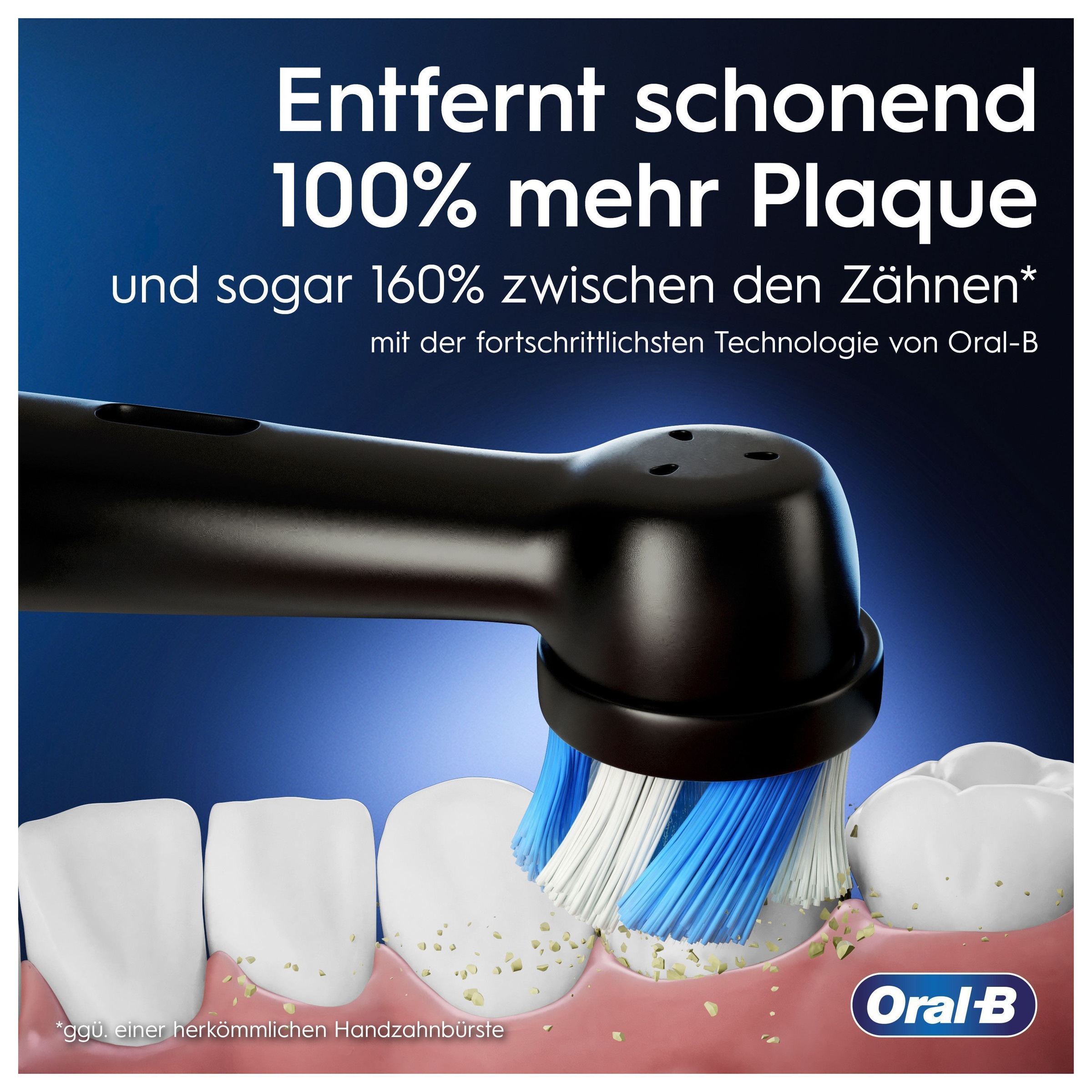 Oral-B Brosse à dents électrique »iO 4« 1 cuis Aufsteckbürsten mit Magnet-Technologie, 4 Putzmodi, Reiseetui