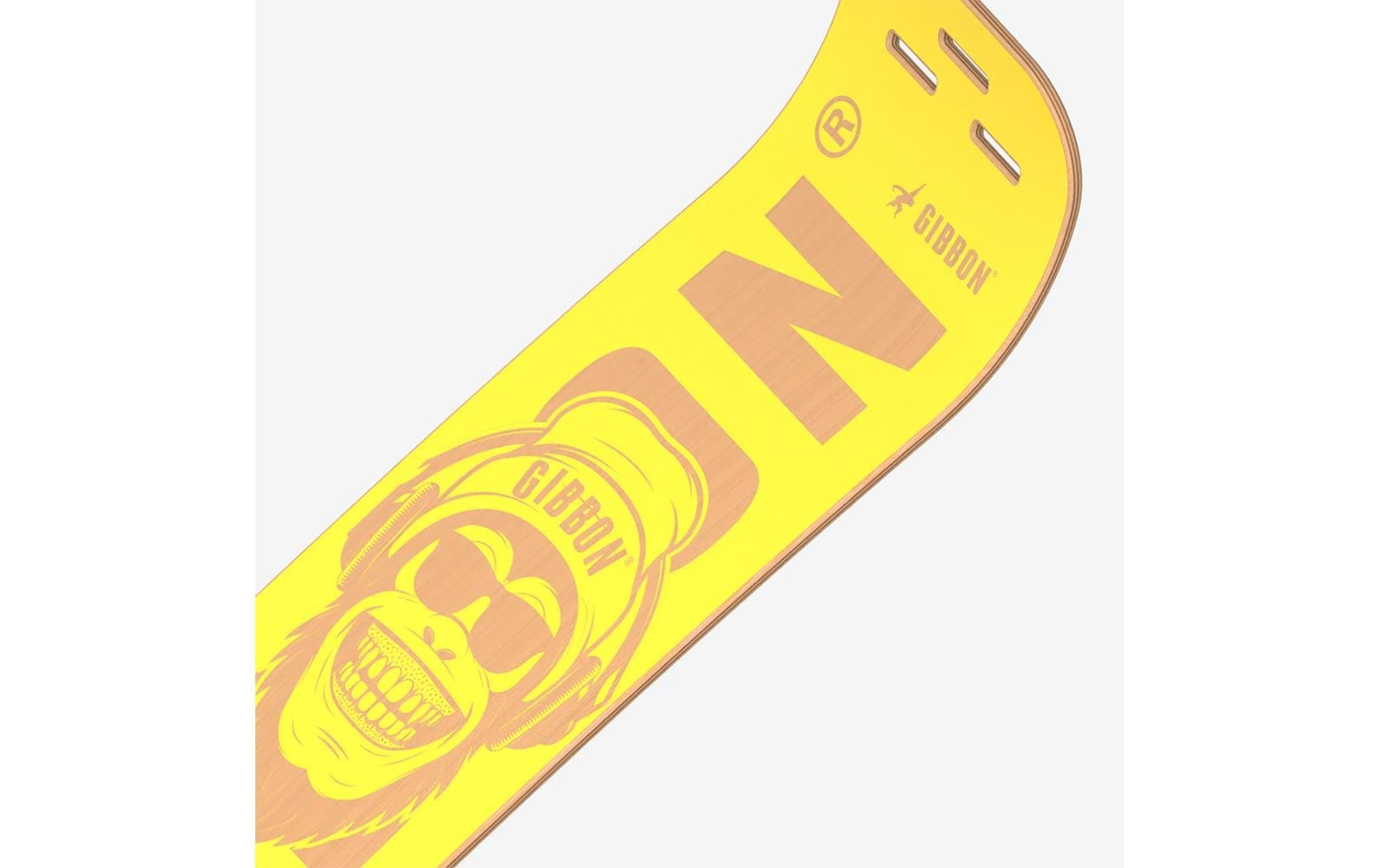 Gibbon Planche d'équilibre »Slackboard Bonzo Buchenfurnier 106 cm«