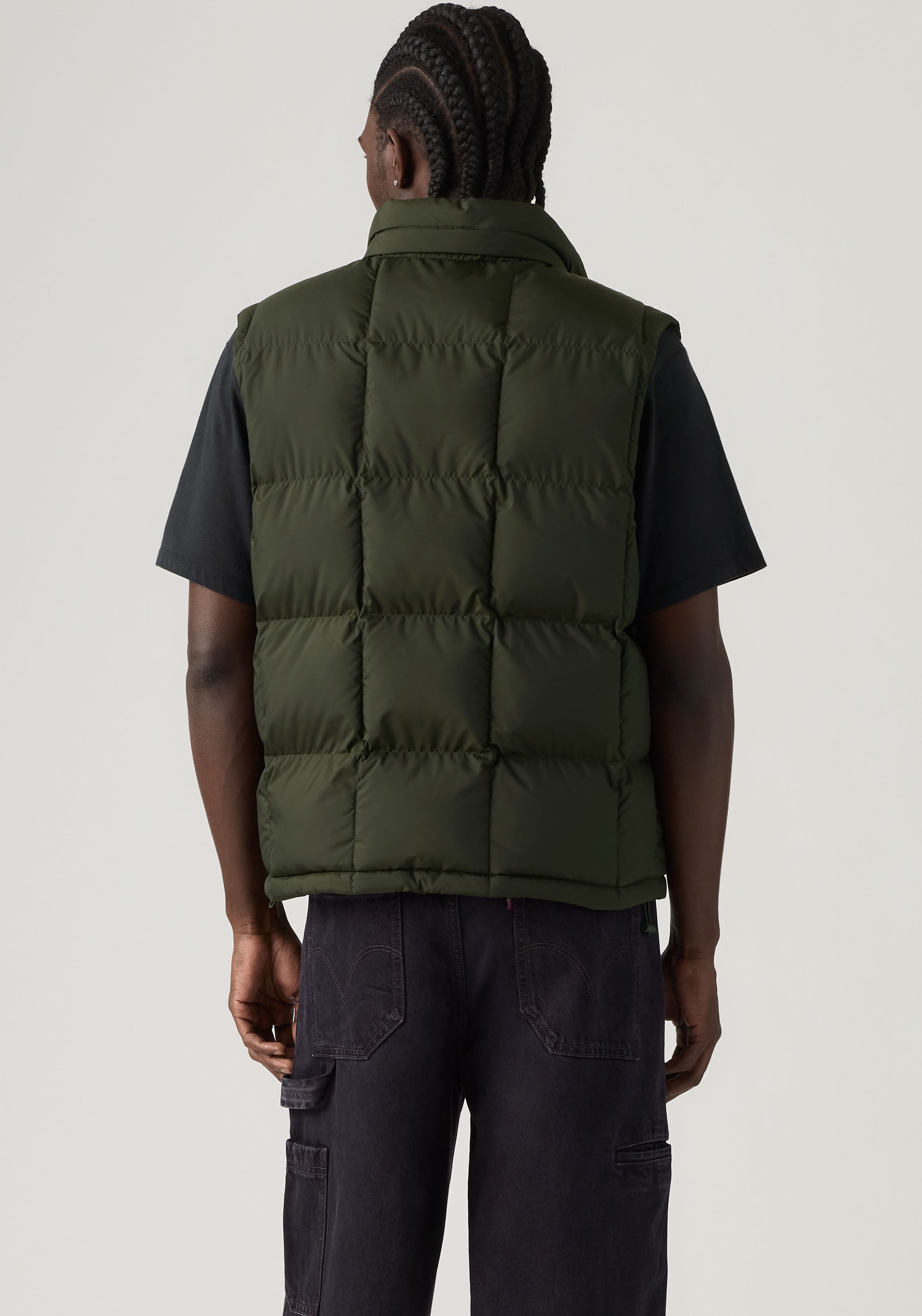 Levi's® Gilet matelassé »PIEDMONT VEST« col montant haut, fermeture éclair intégrale