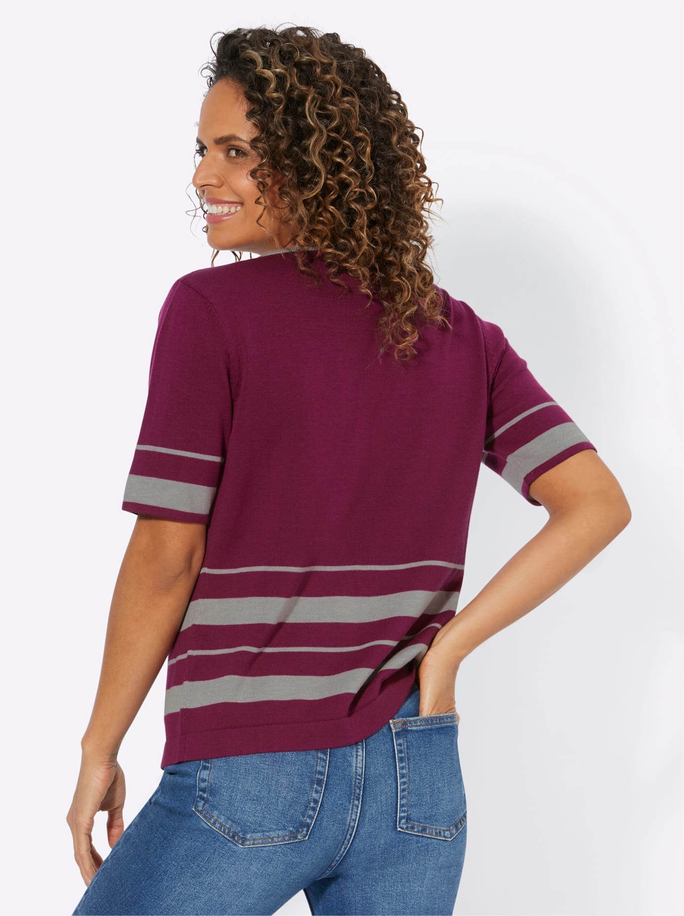 Casual Looks Pull à manches courtes »Kurzarm-Pullover«