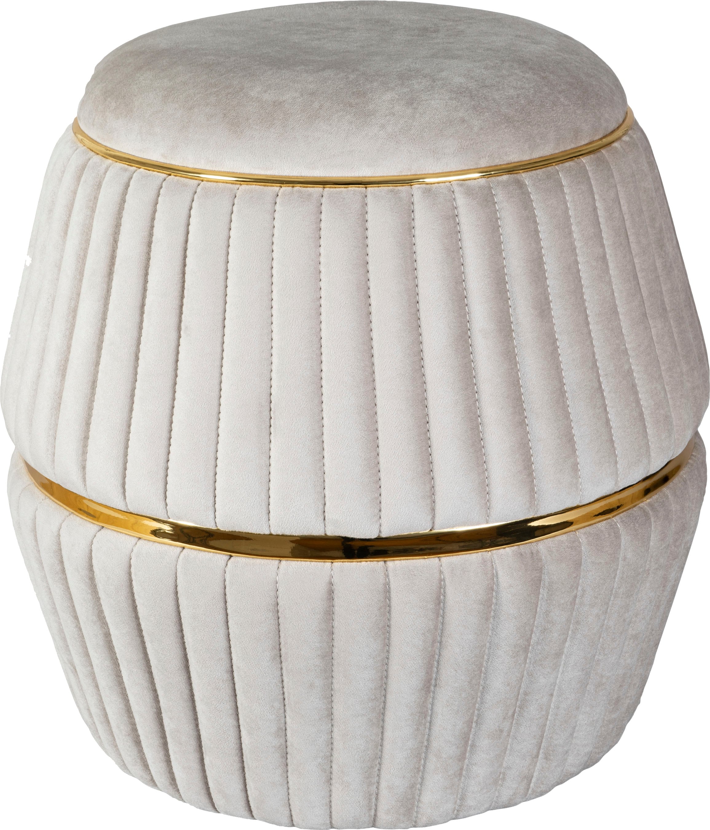 Kayoom Sitzhocker »Hocker Doric, trendiger Look, ästhetische Farbgebung, schöne Steppung« 1 Stk. tlg. komfortabel, hochqualitativ, pflegeleicht, in vielen Räumen zuhause