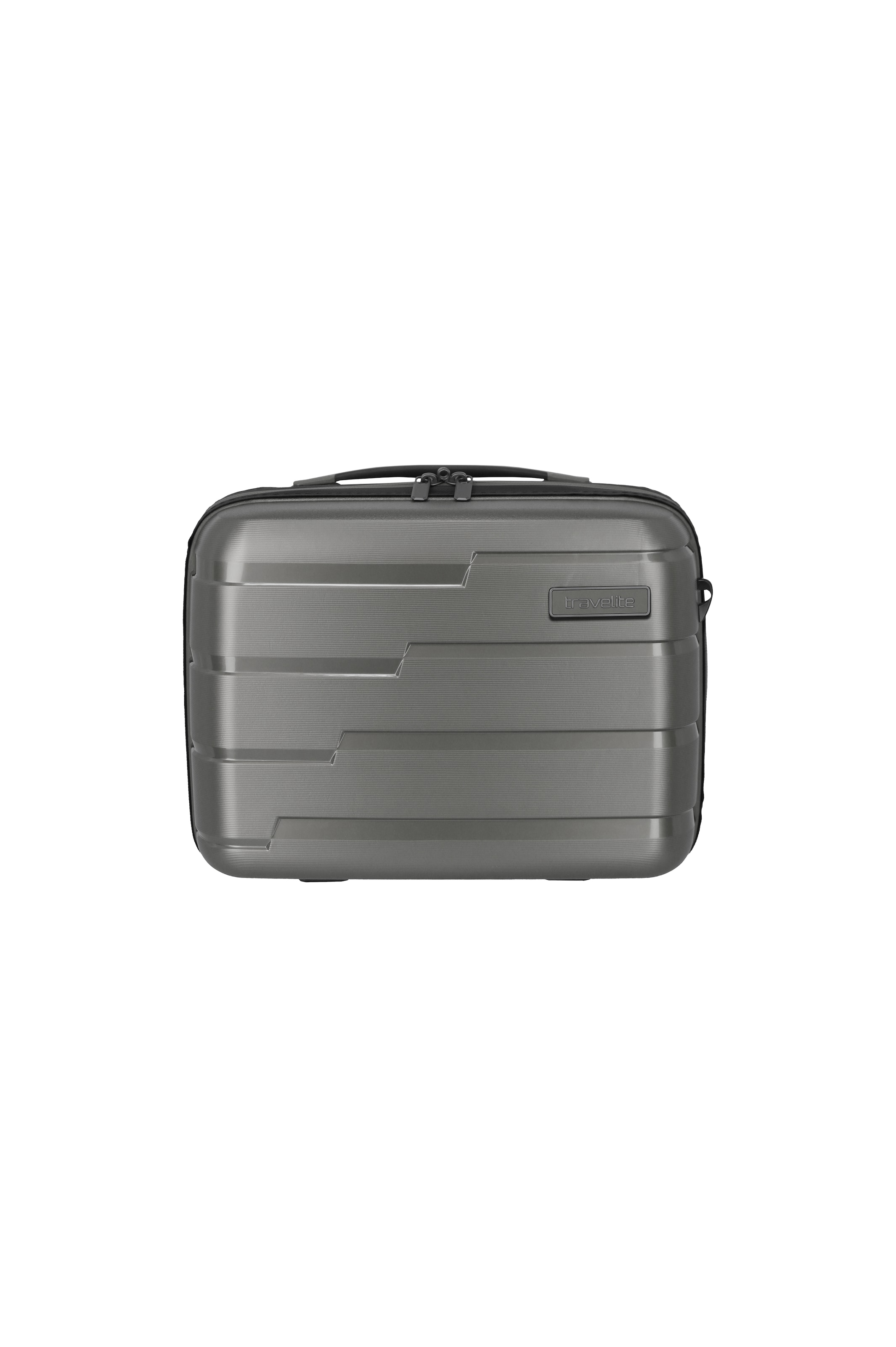 travelite Beautycase »AIR BASE Kosmetikkoffer Hartschale« mit TSA-Schloss und Aufsteckfunktion – robust und leicht