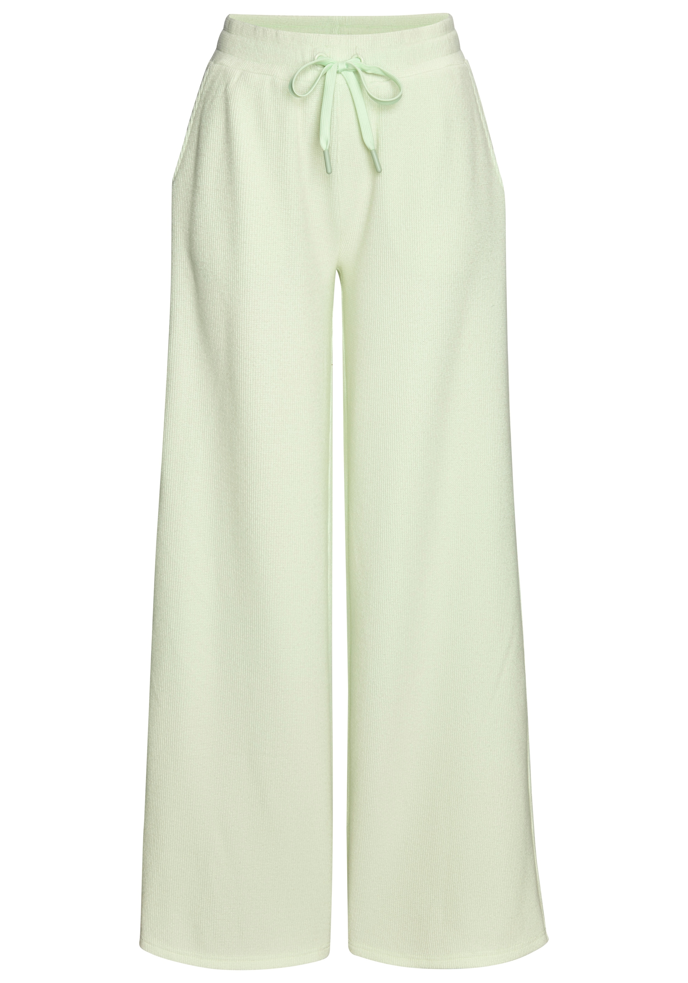 LASCANA Loungehose  in modischer Piqué-Optik