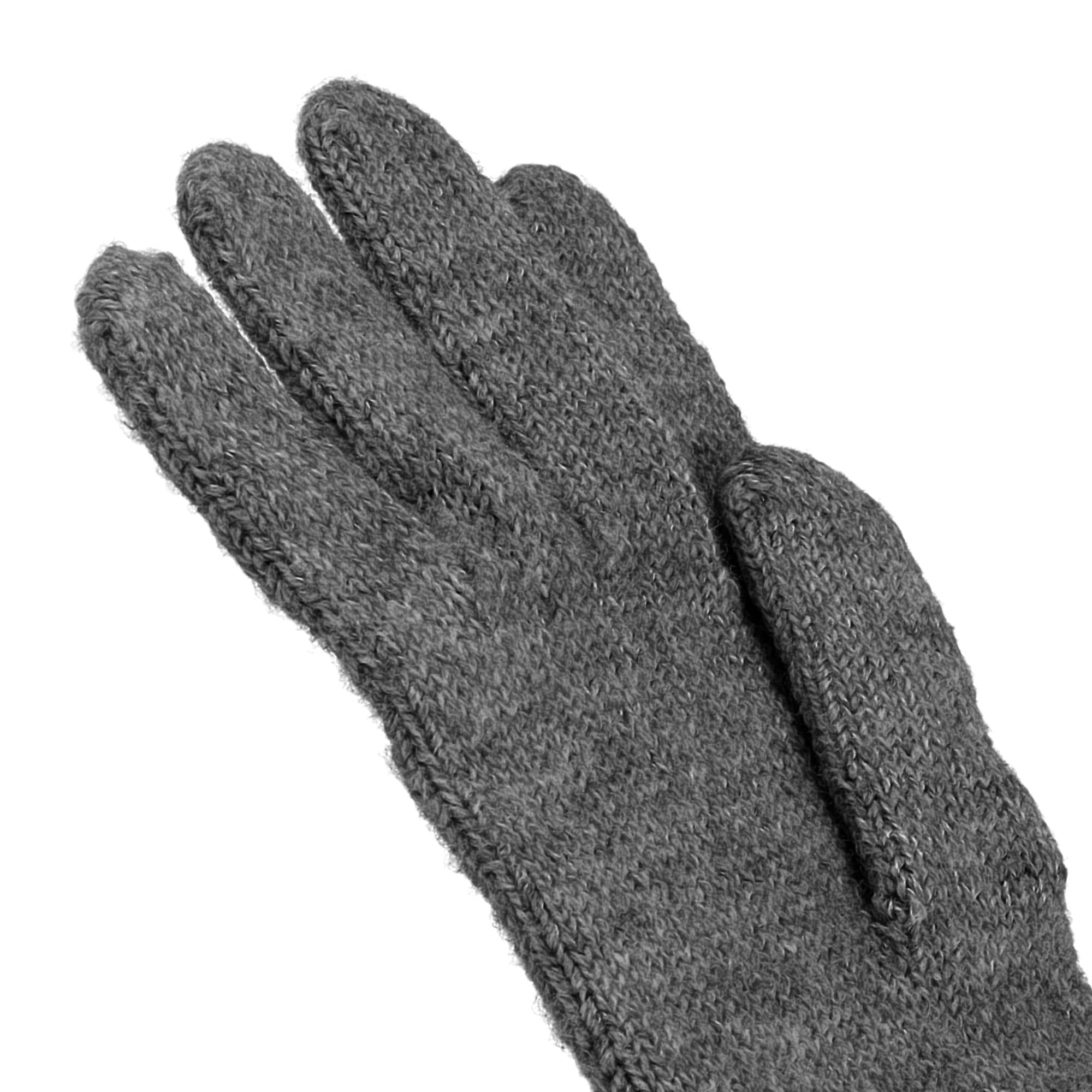 MAXIMO Gants tricotés Fingerhandschuhe, extra lange Strickbündchen, unifarben